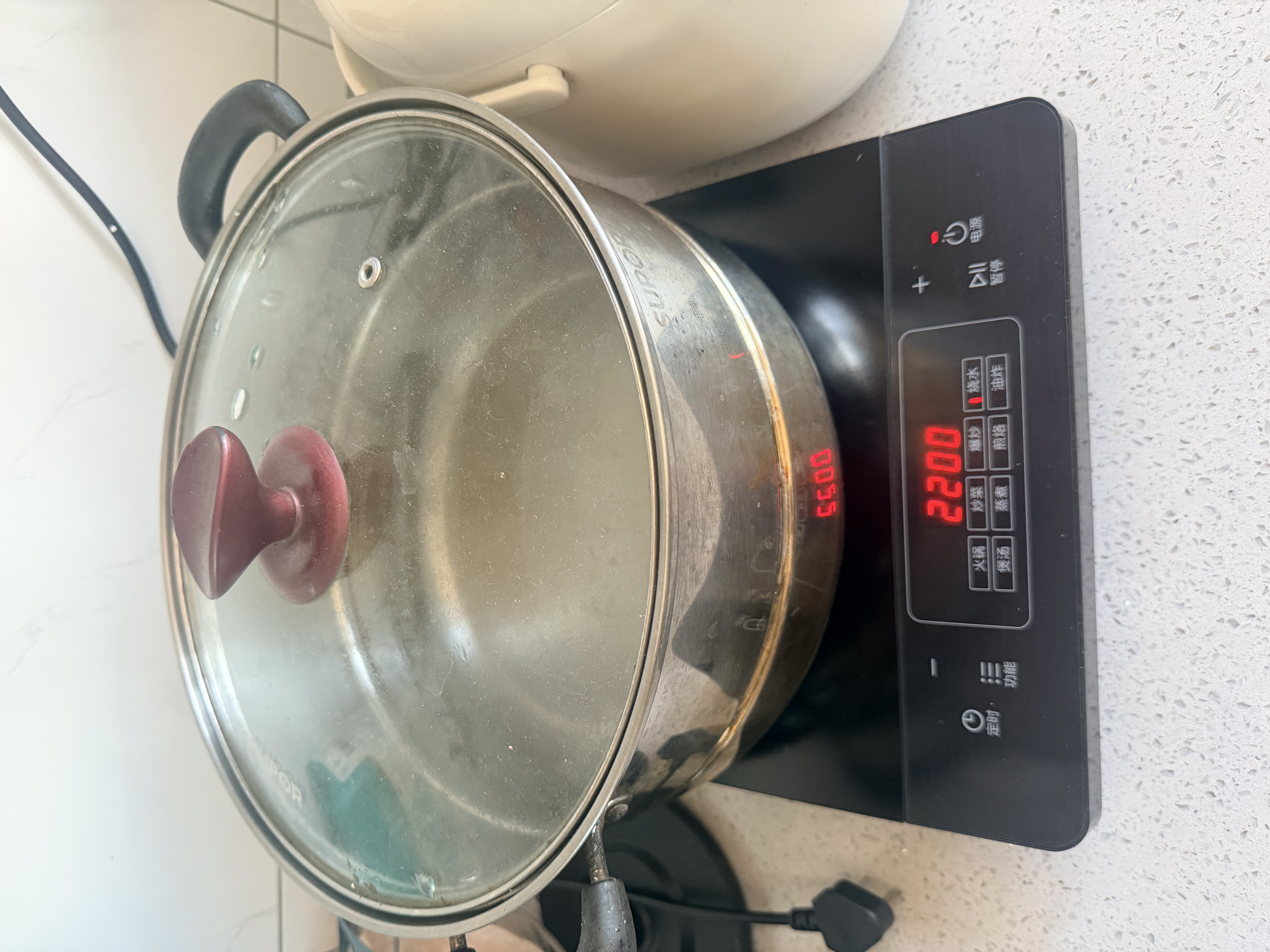 美的（Midea）美的 电磁炉套装 大面板猛火速热电磁炉+0氟不粘全能锅 实拍图
