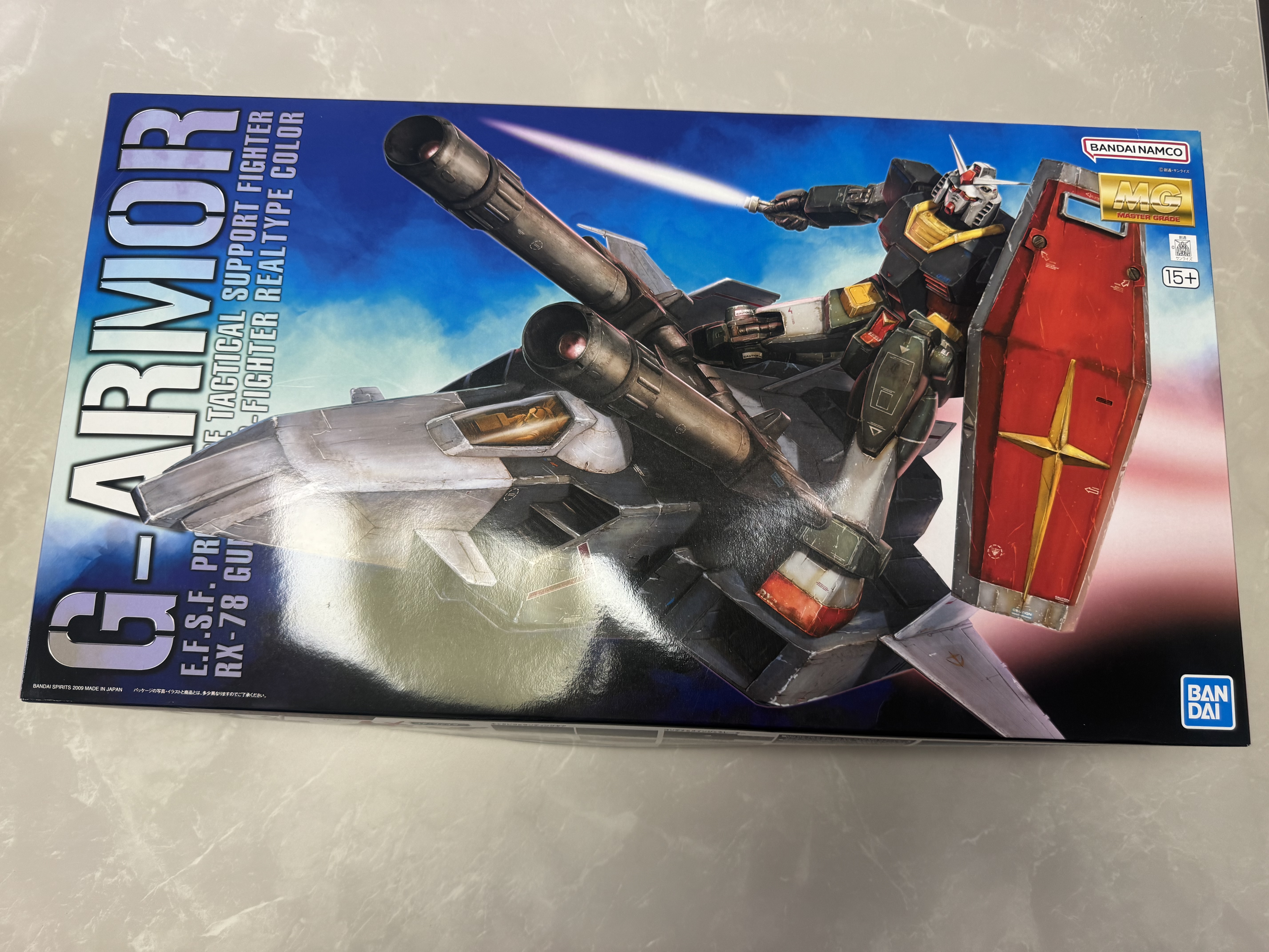 万代（BANDAI）MG 1/100 G装甲战机 模拟配色 Ver拼装模型 实拍图