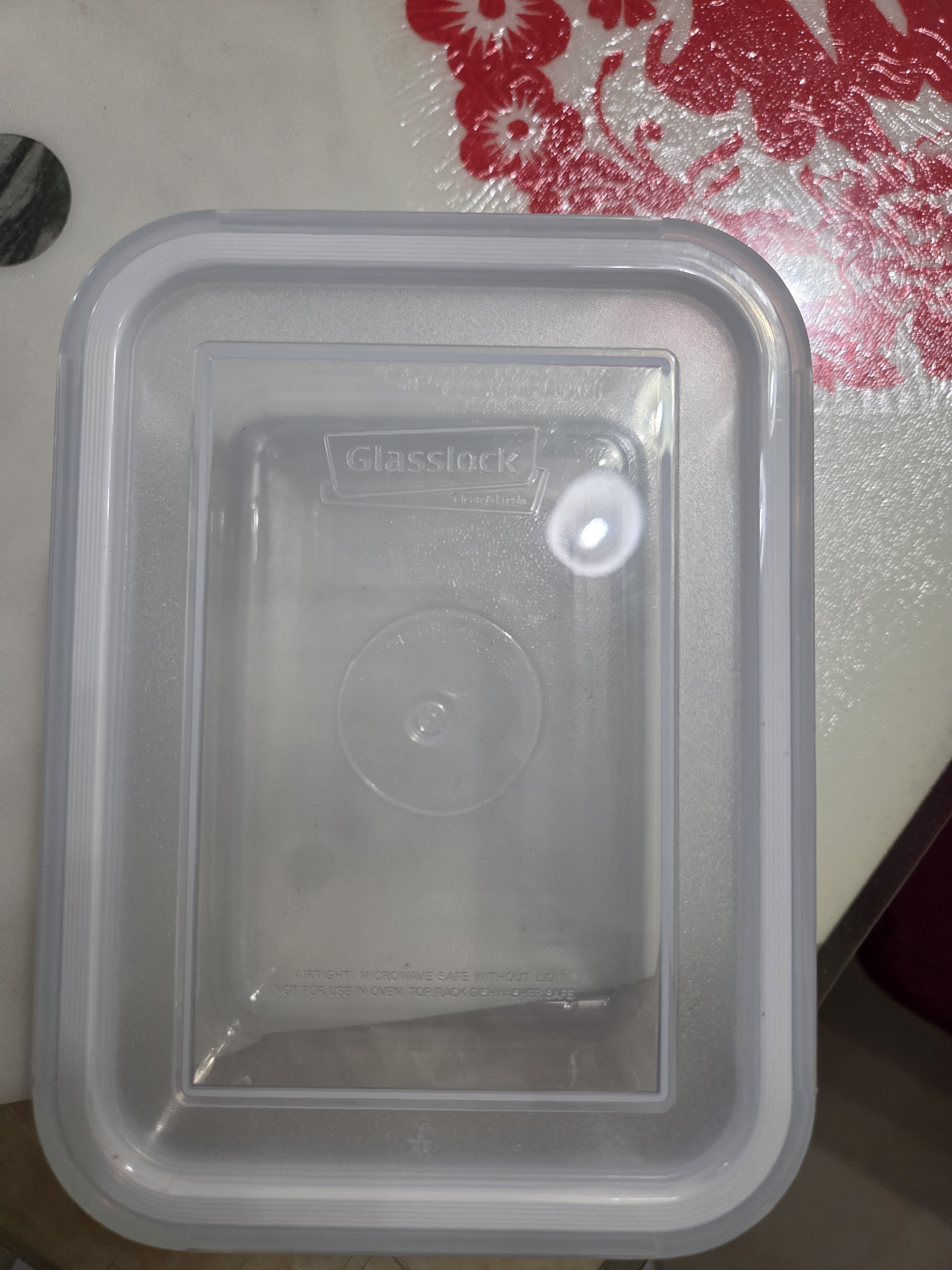 GLASSLOCK进口钢化玻璃保鲜盒上班族带饭微波炉加热便当盒大容量饭盒1100ml 实拍图
