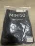 名创优品（MINISO）裤子男秋季重磅小脚卫裤青少年运动潮流百搭休闲长裤 黑 L 实拍图