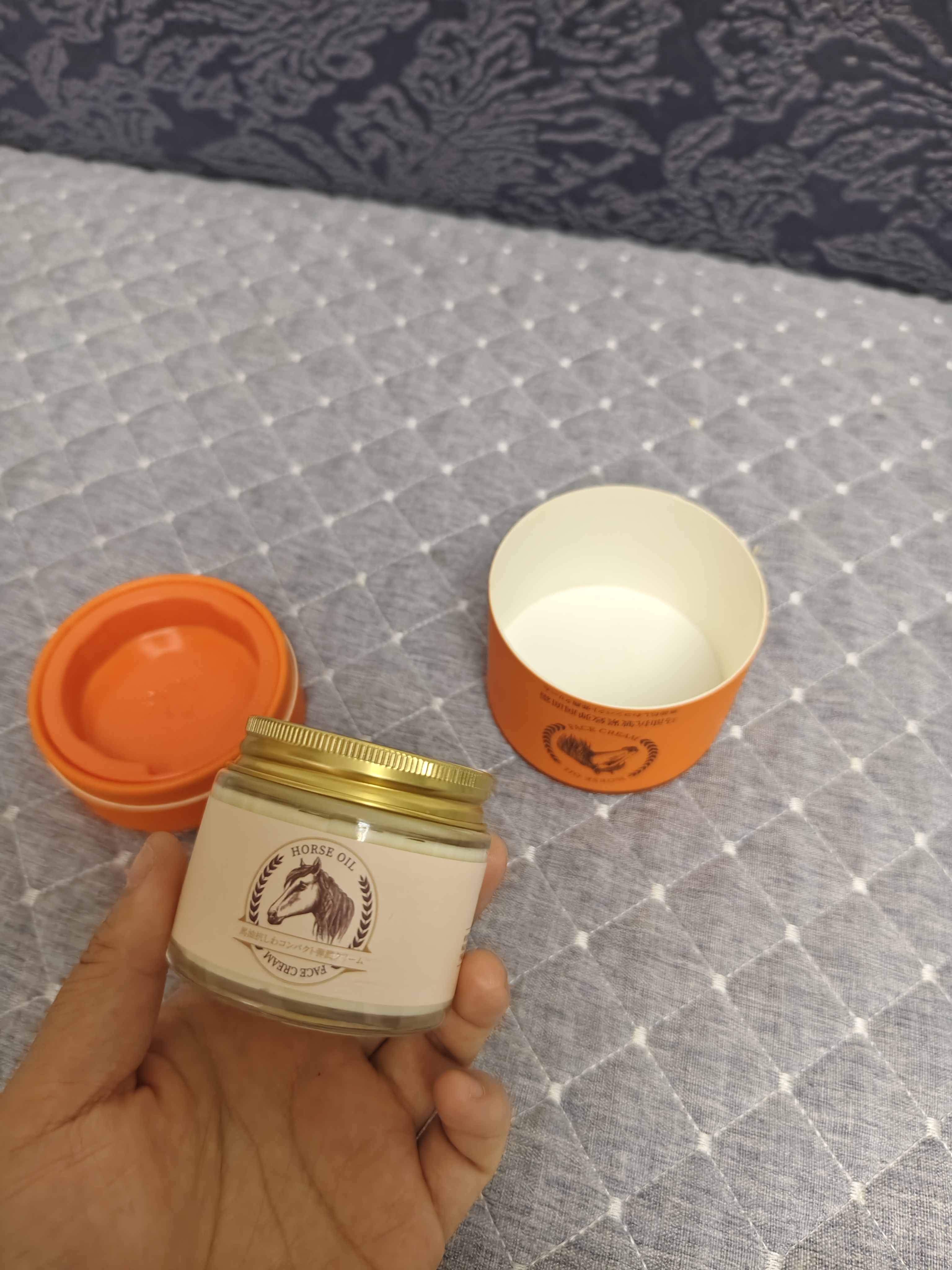 sakose马油紧致抗皱面霜膏70g秋冬高保湿滋润敏感肌适用男女士进口马油 实拍图