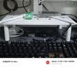 NVV显示器增高架 笔记本支架台式电脑显示器托架 桌面收纳架子 办公桌面键盘收纳架底座置物架NP-14白 实拍图