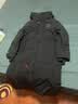 鸭鸭（YAYA）王一博同款冰壳系列3.0户外极寒羽绒服男新款长款情侣加厚女外套 青光黑色 【男女同款/现货速发】 3XL /190(建议195-215斤) 实拍图
