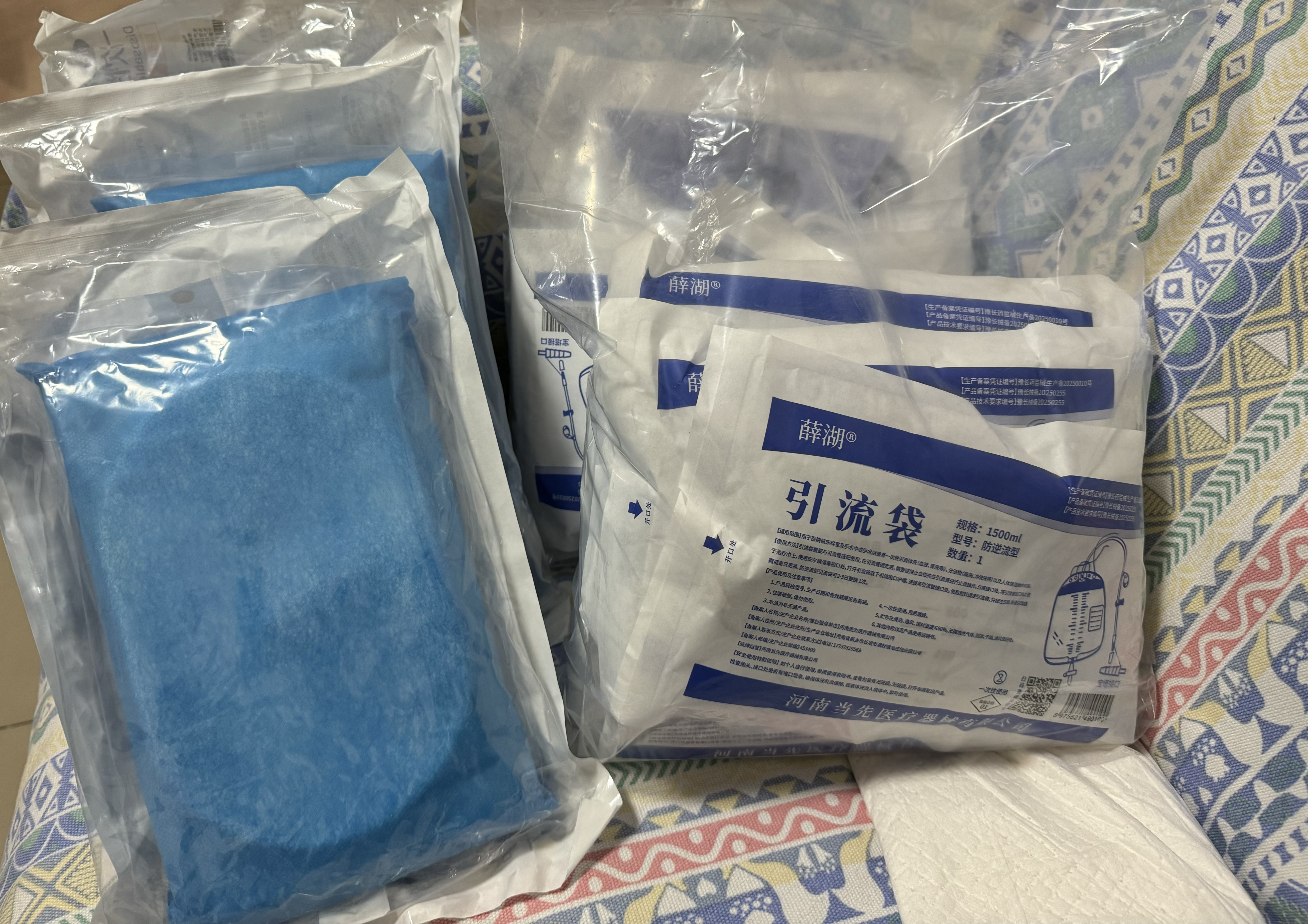 薛湖防逆流接尿袋术后腹水抗返流医用宝塔胆汁引流袋1500ml十个 实拍图