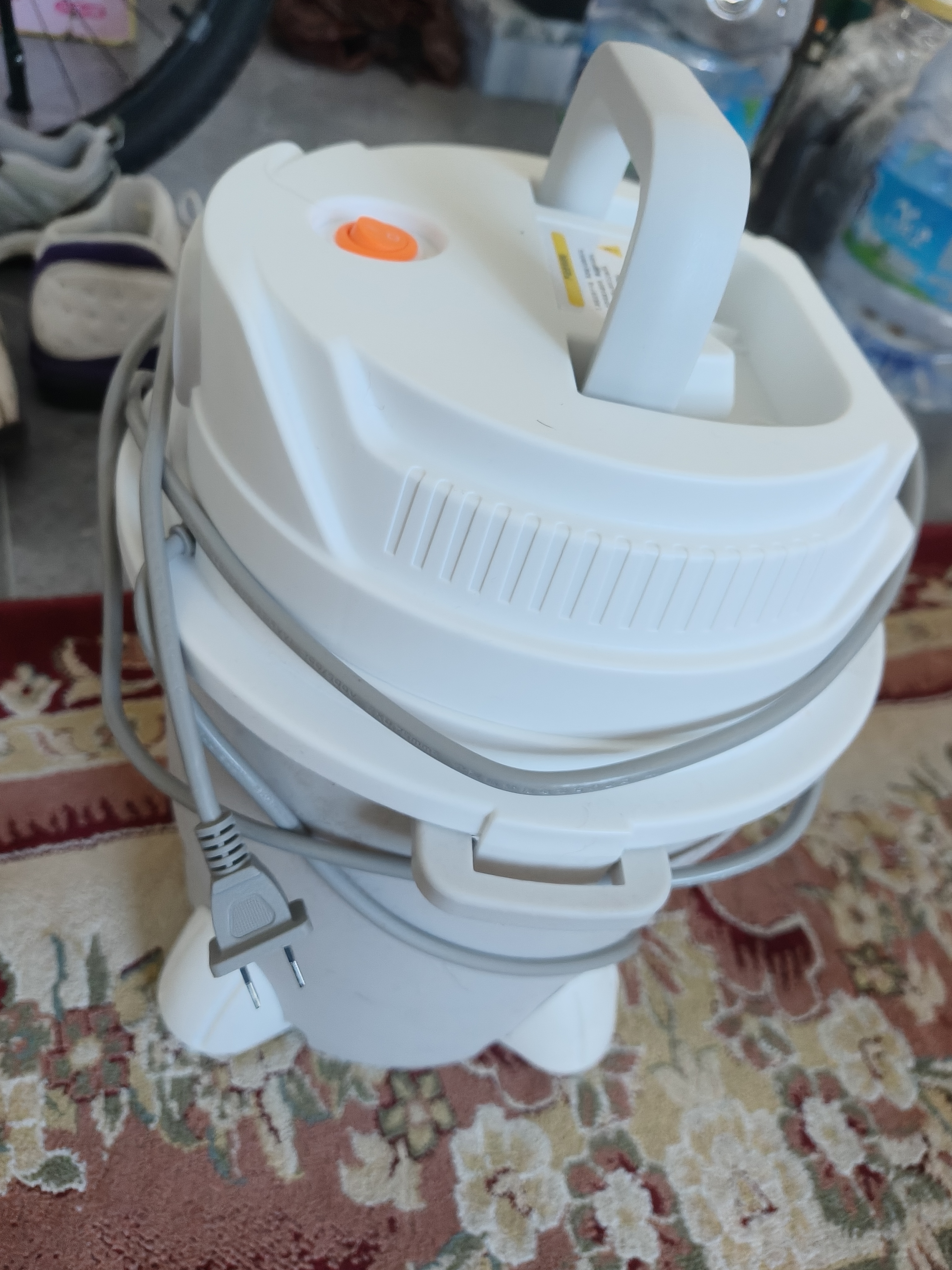 德尔玛（Deerma）【返50E卡到手102元】TJ700S 桶式吸尘器 开荒装修院子吹灰 家用商用 1200W大功率 3用吸头 实拍图