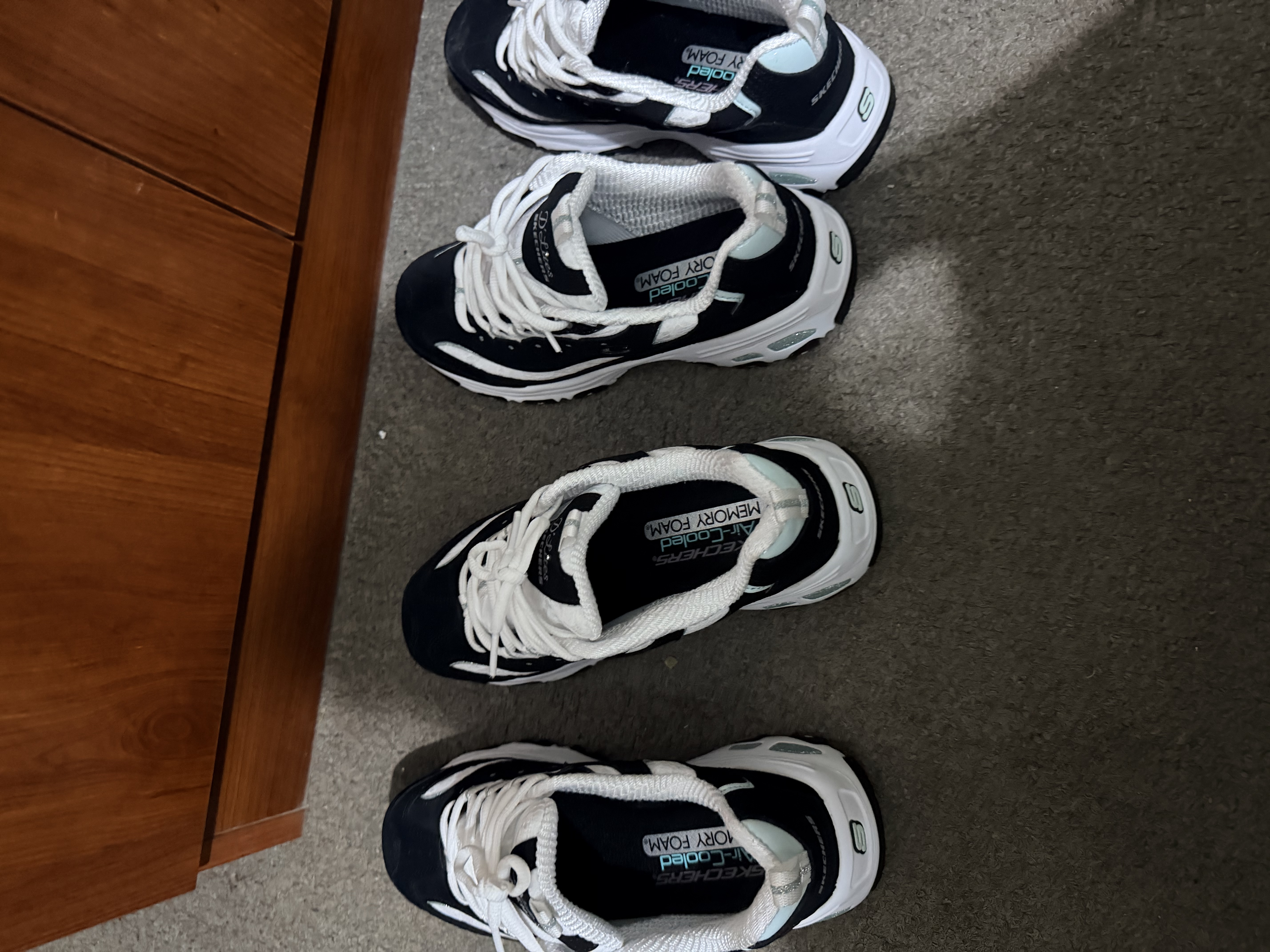 斯凯奇（Skechers）蕾丝熊老爹鞋女鞋秋季厚底增高熊猫鞋减震休闲运动鞋11959 实拍图