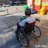 怡辉（YIHUI）轮椅轻便折叠老年人专用出行小型骨折便携式手动大轮代步车HG01A 实拍图