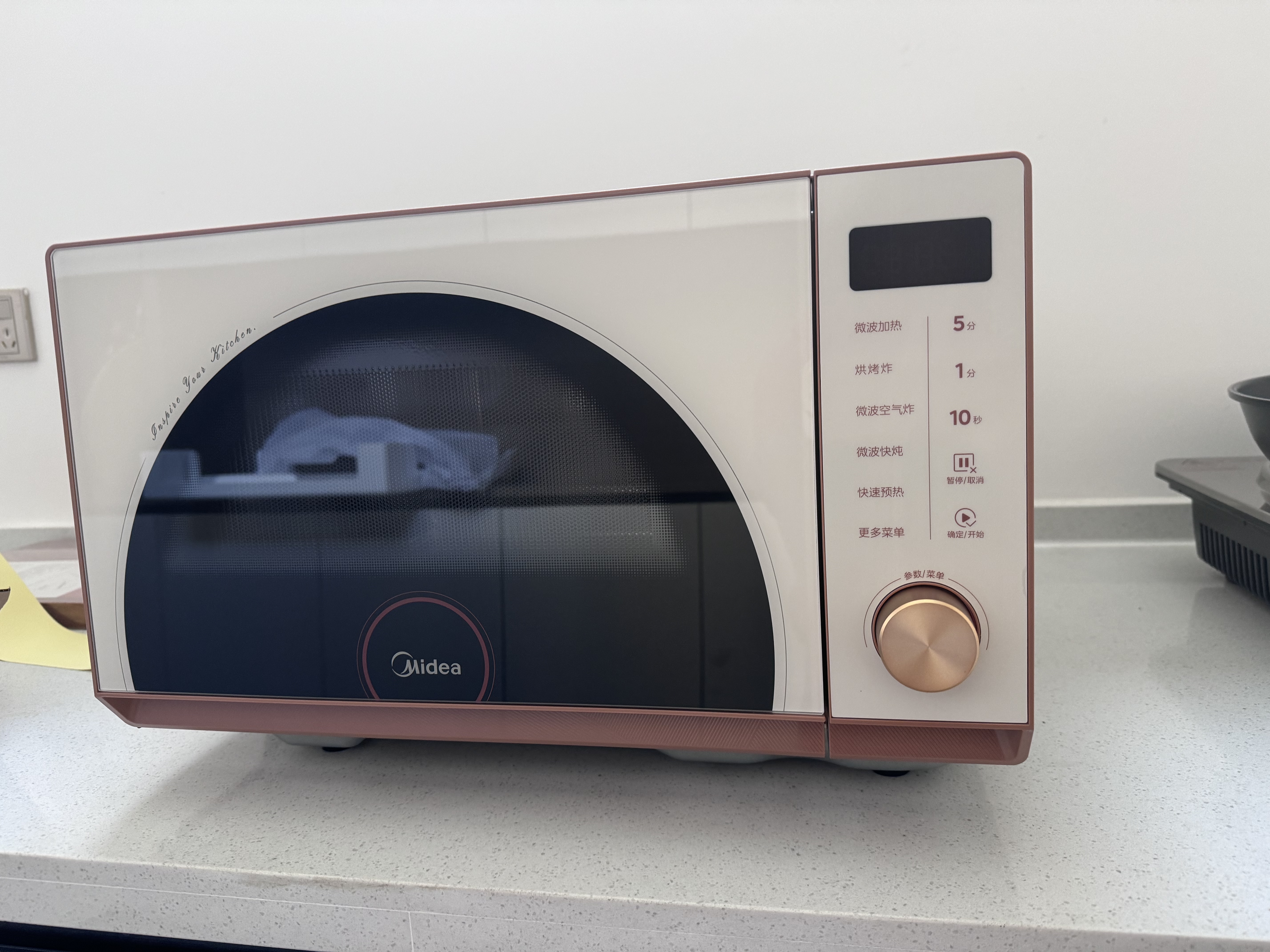 美的（Midea）【重磅新品】2026新款小滋味微烤炸炖一体机家用变频微波炉烤箱空气炸锅不锈钢内胆23L复古F23G4 实拍图