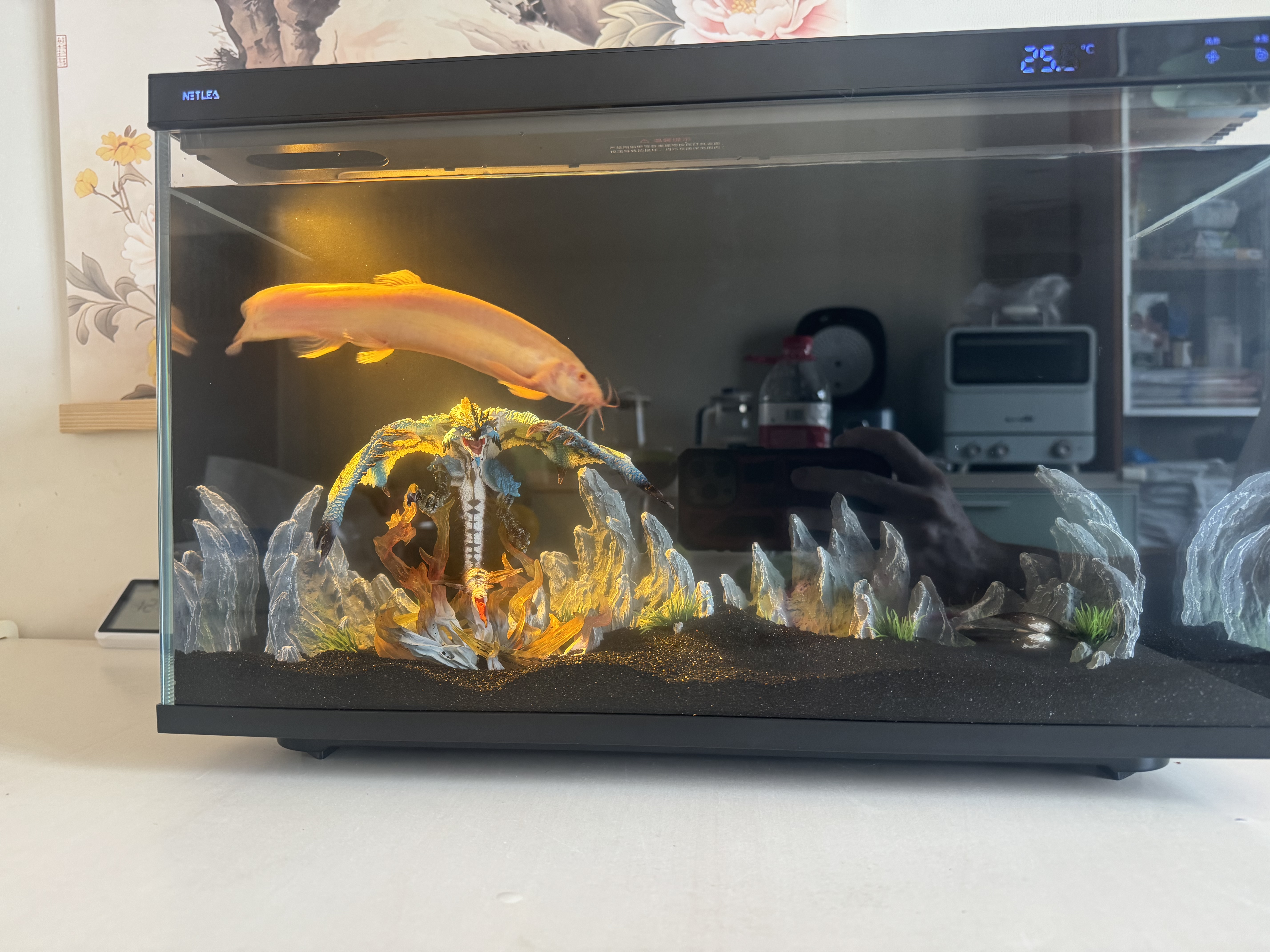 尼特利智能鱼缸自循环一体式新款自动喂食过滤鱼缸X-45 Ultra 实拍图