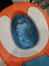 世纪宝贝（babyhood）儿童小马桶坐便器 婴幼儿便盆男女宝宝座便器PU软垫 格里蓝 实拍图