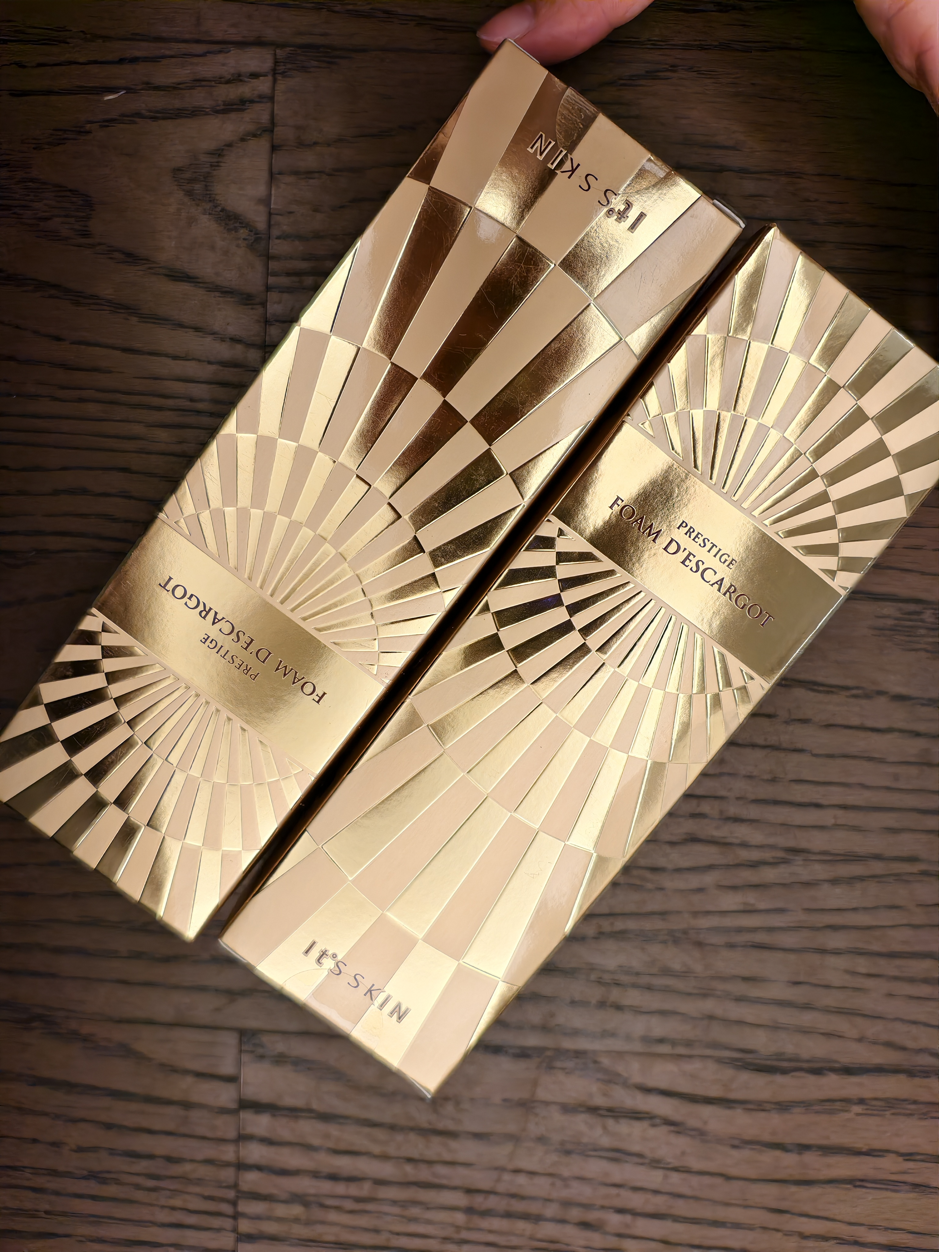 伊思（It’s skin）晶钻蜗牛原液洁面乳套装泡沫洗面奶女温和深层清洁 晶钻洁面乳300ml 实拍图