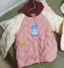 迷你巴拉（minibala）【三防】男童女童轻暖羽绒服儿童萌趣造型冬连帽儿童外套秋冬新款 粉红60033 【白鸭绒-1000+清洁度】 110 【45.7g】 实拍图