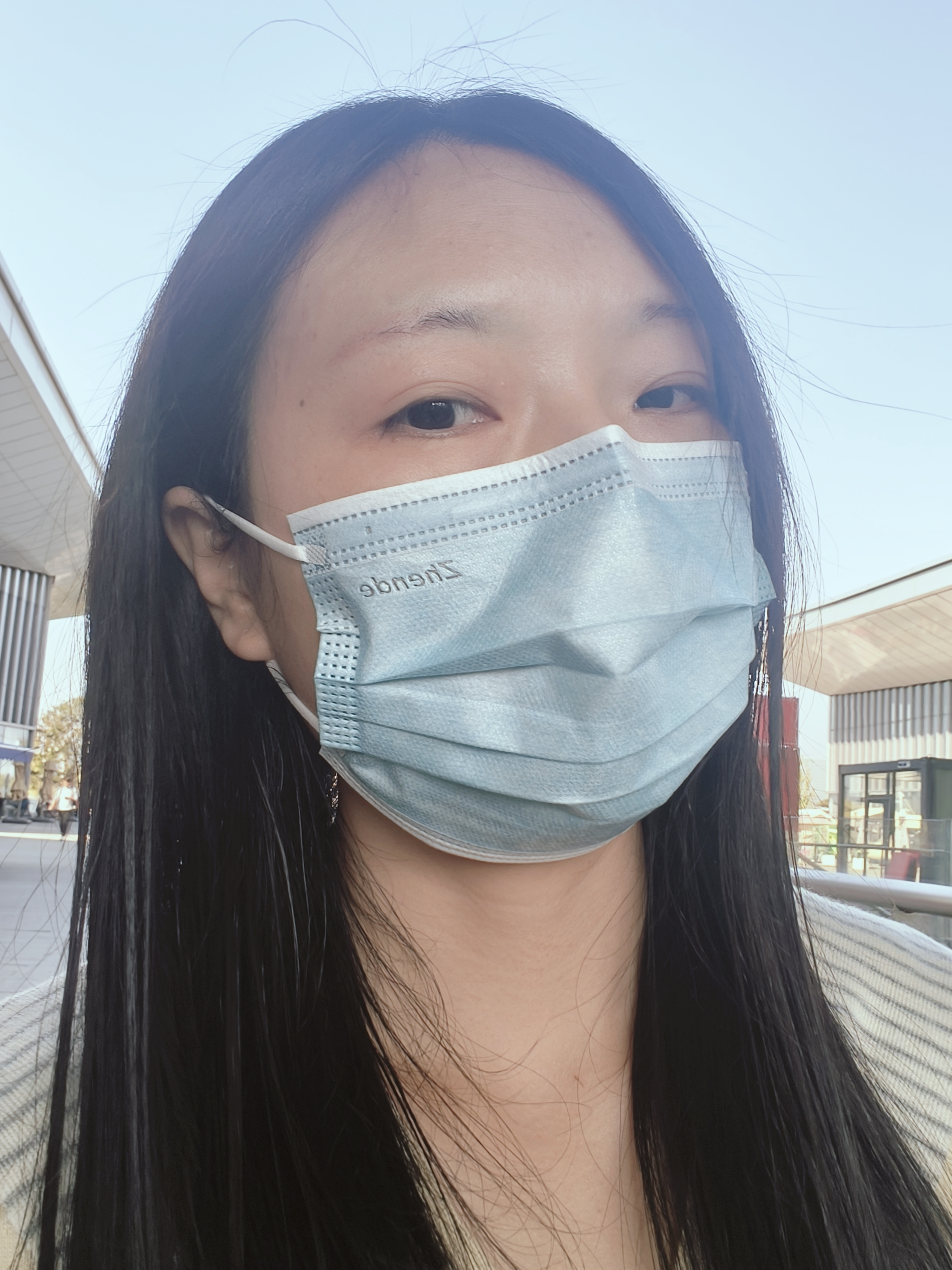 振德口罩一次性独立包装医用外科口罩成人儿童防花粉尘鼻炎过敏100只 实拍图