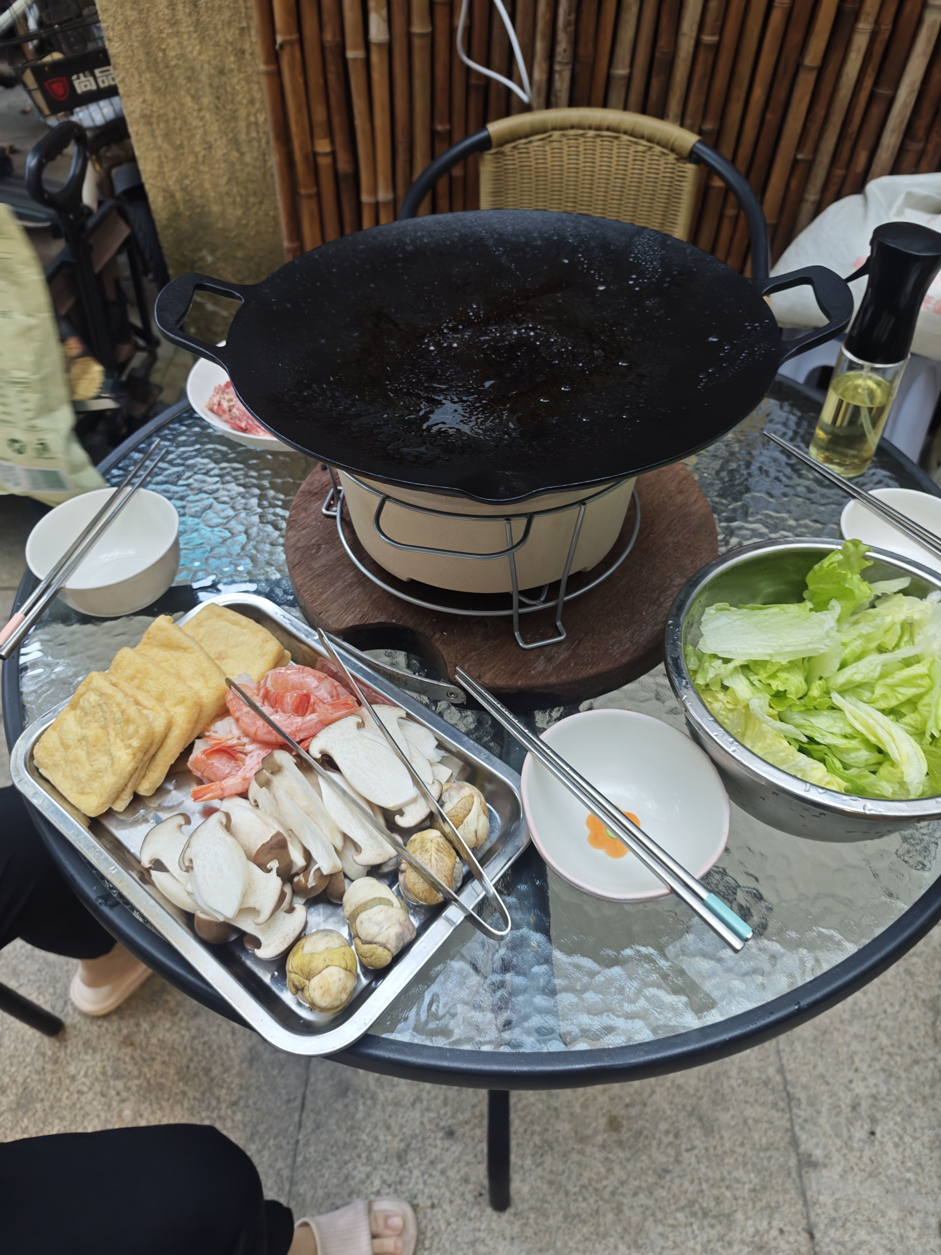 典匠烧烤盘铁板烧盘铸铁煎饼锅烤肉盘户外36cm卡式炉炭火烤肉牛排盘 实拍图