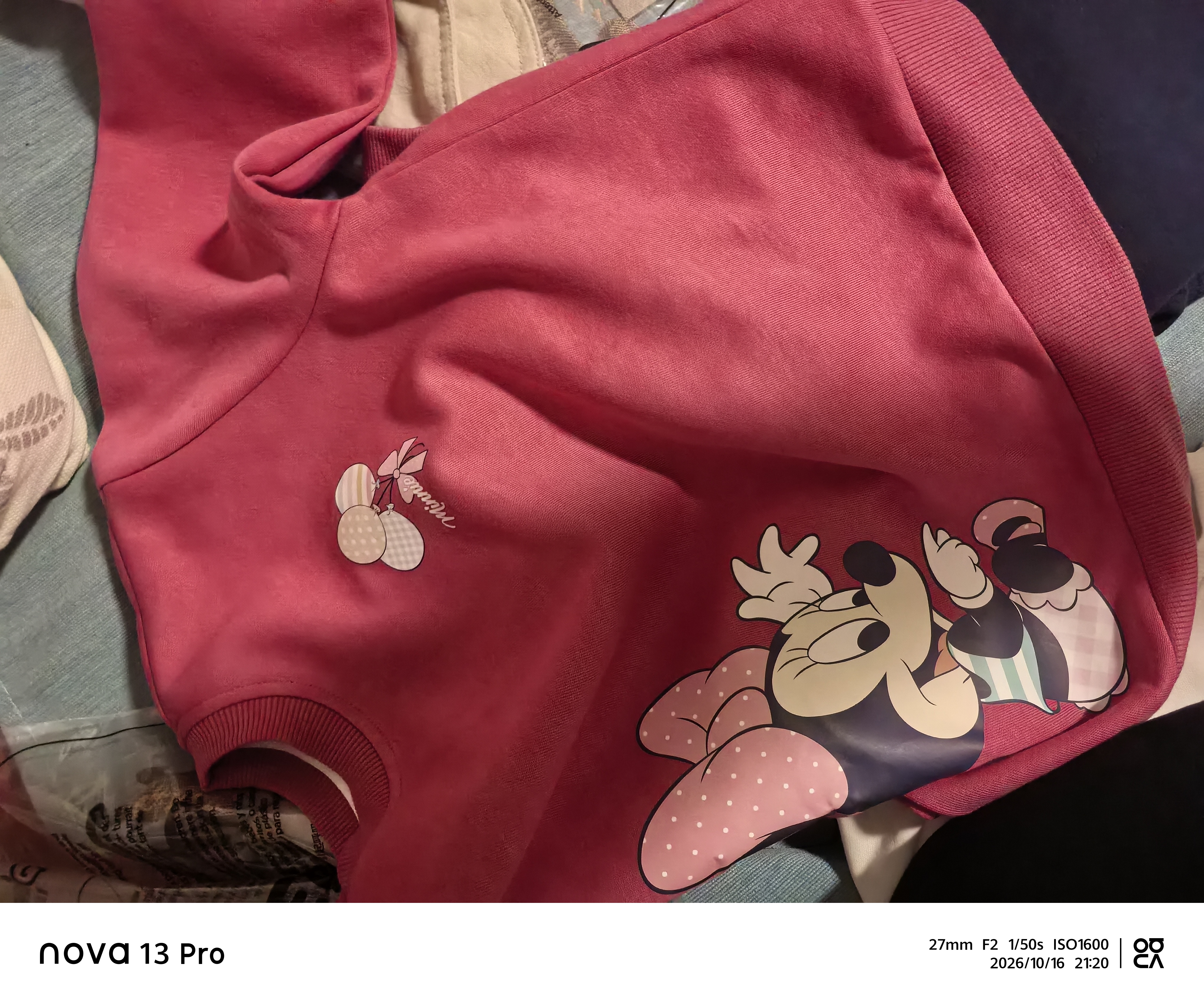 迪士尼（Disney）童装卡通可爱女童套装2026秋季新款时尚百搭儿童秋装女孩运动衣服 实拍图