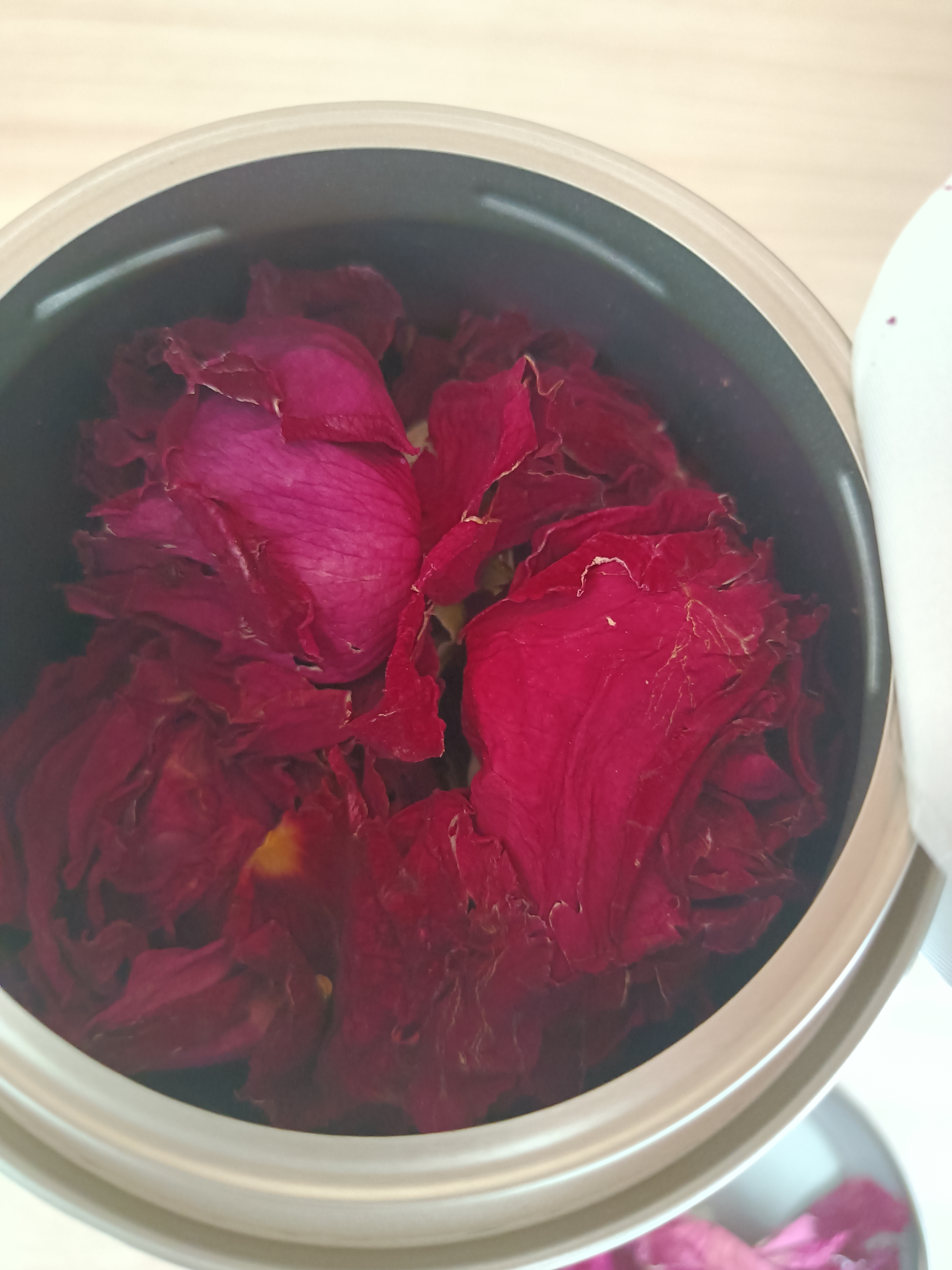 玉滋堂云南冻干有机墨红玫瑰花茶养生茶女性补气血一朵一杯1罐 实拍图