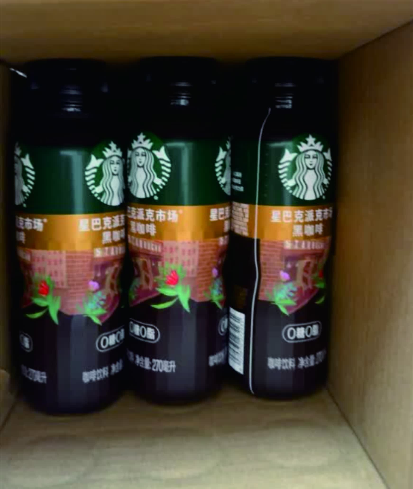 星巴克（Starbucks）派克市场 黑咖啡 270ml*12瓶 0糖0脂咖啡饮料 实拍图