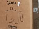 美的（Midea）电煮锅 电热锅 小电锅 宿舍小锅 学生寝室一体泡面小火锅多功能锅 1.7L 电煮锅小型1-2人 XZE1612 实拍图