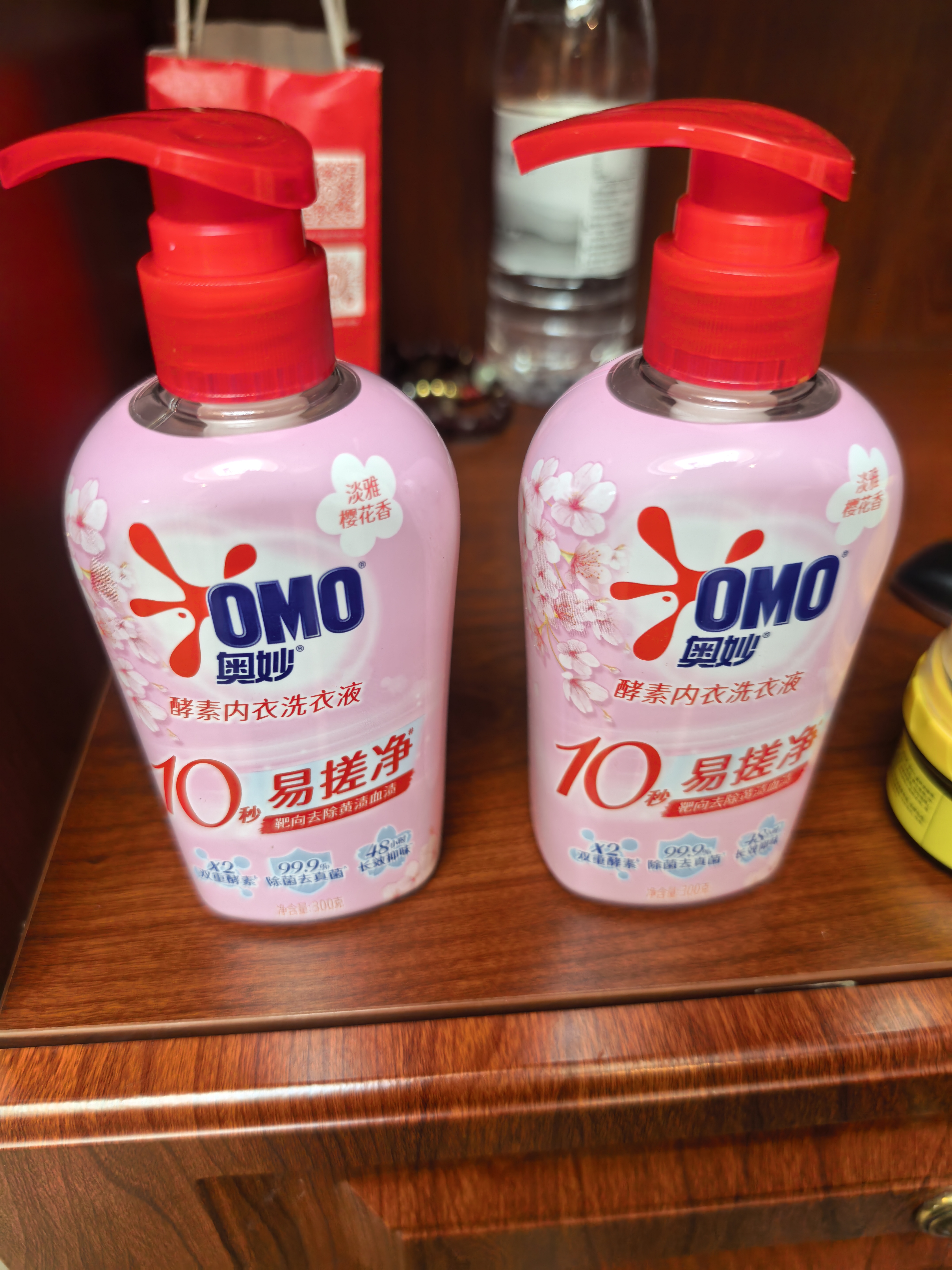 奥妙【新升级】酵素内衣洗衣液京东自营除菌抑菌樱花300g*2品质严选 实拍图