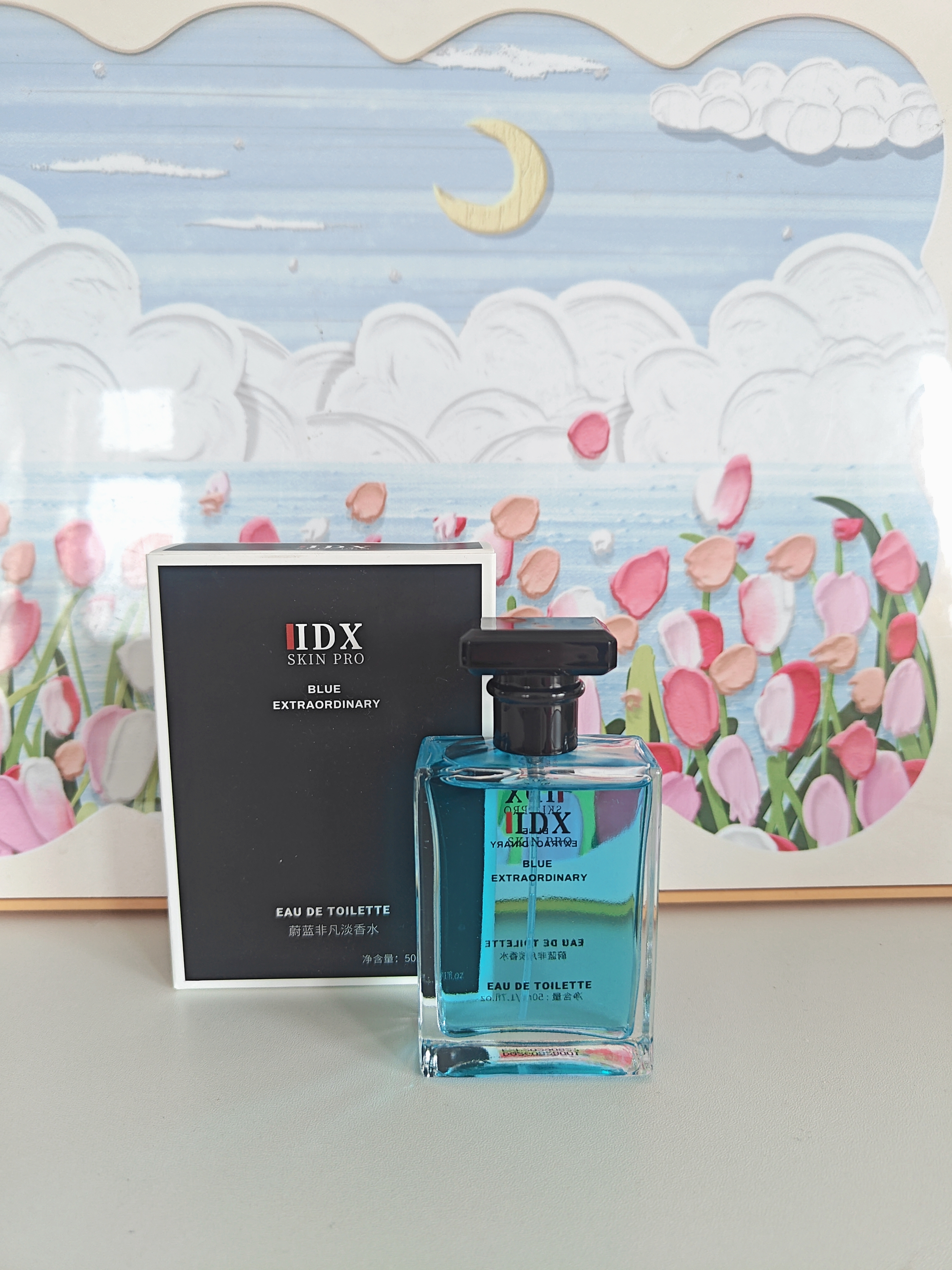 IDX男士香水持久留香72小时木质淡香水蔚蓝古龙斩女香生日礼物送男友 实拍图