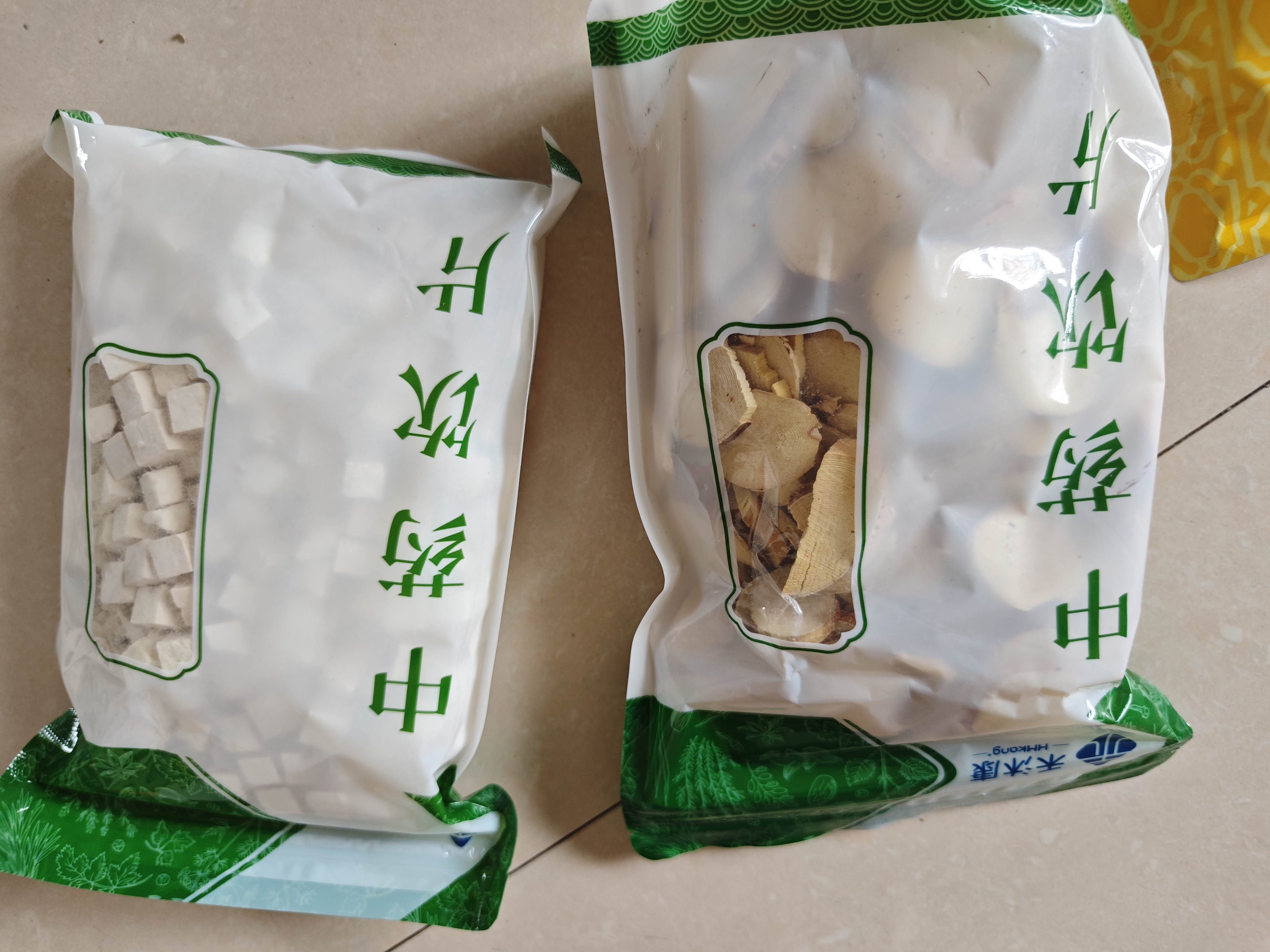 禾沐康 茯苓500克 中药饮片 利水渗湿 健脾 宁心 莫氏鸡煲药材汤料包药用中药材 实拍图