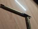 斑马牌（ZEBRA）拔帽签字笔 晶灿金属质感中性笔 0.5mm子弹头商务礼品笔 C-JJ4 银色杆黑芯 实拍图