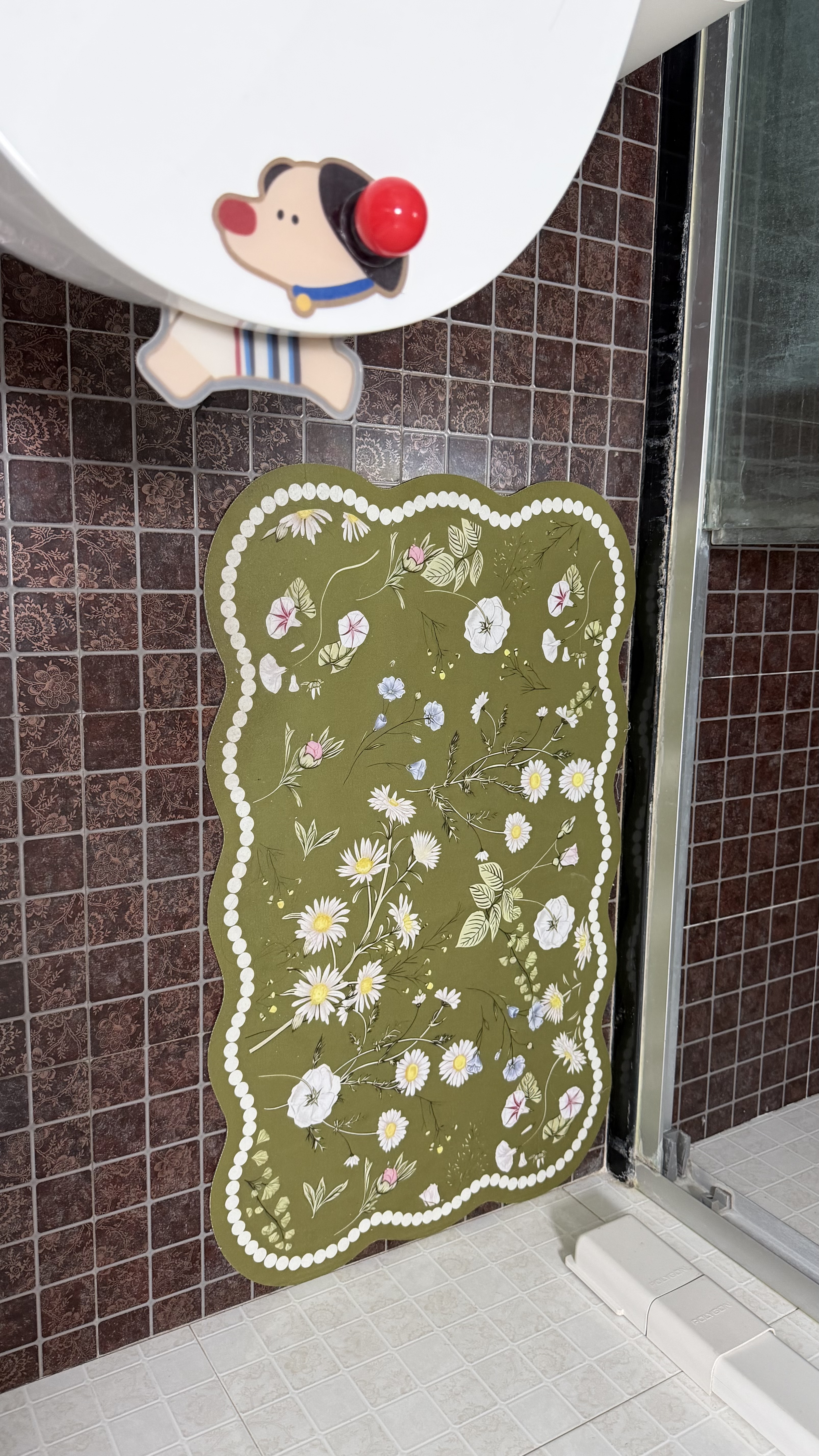 范爷家小清新浴室地垫吸水脚垫硅藻泥卫生间门口防滑垫卫浴洗澡厕所地毯 实拍图