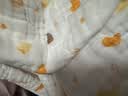 全棉时代 婴儿浴巾 新生儿童6层水洗纱布浴巾宝宝纯棉小鸭子115*115cm 实拍图