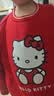 巴拉巴拉【HelloKittyIP】童装女童儿童卫衣春秋宝宝上衣可爱甜美落肩亲肤 实拍图
