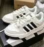 adidas ENTRAP美式校园风运动鞋少年感复古篮球风板鞋阿迪达斯 白色/矾土棕/黑色   41 实拍图