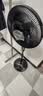 美的（Midea）电风扇落地扇家用大风量 远距离强风轻音送凉电扇 立式落地风扇家用卧室客厅办公桌面加高加大飓风 【黑色按键】热销百万台 实拍图