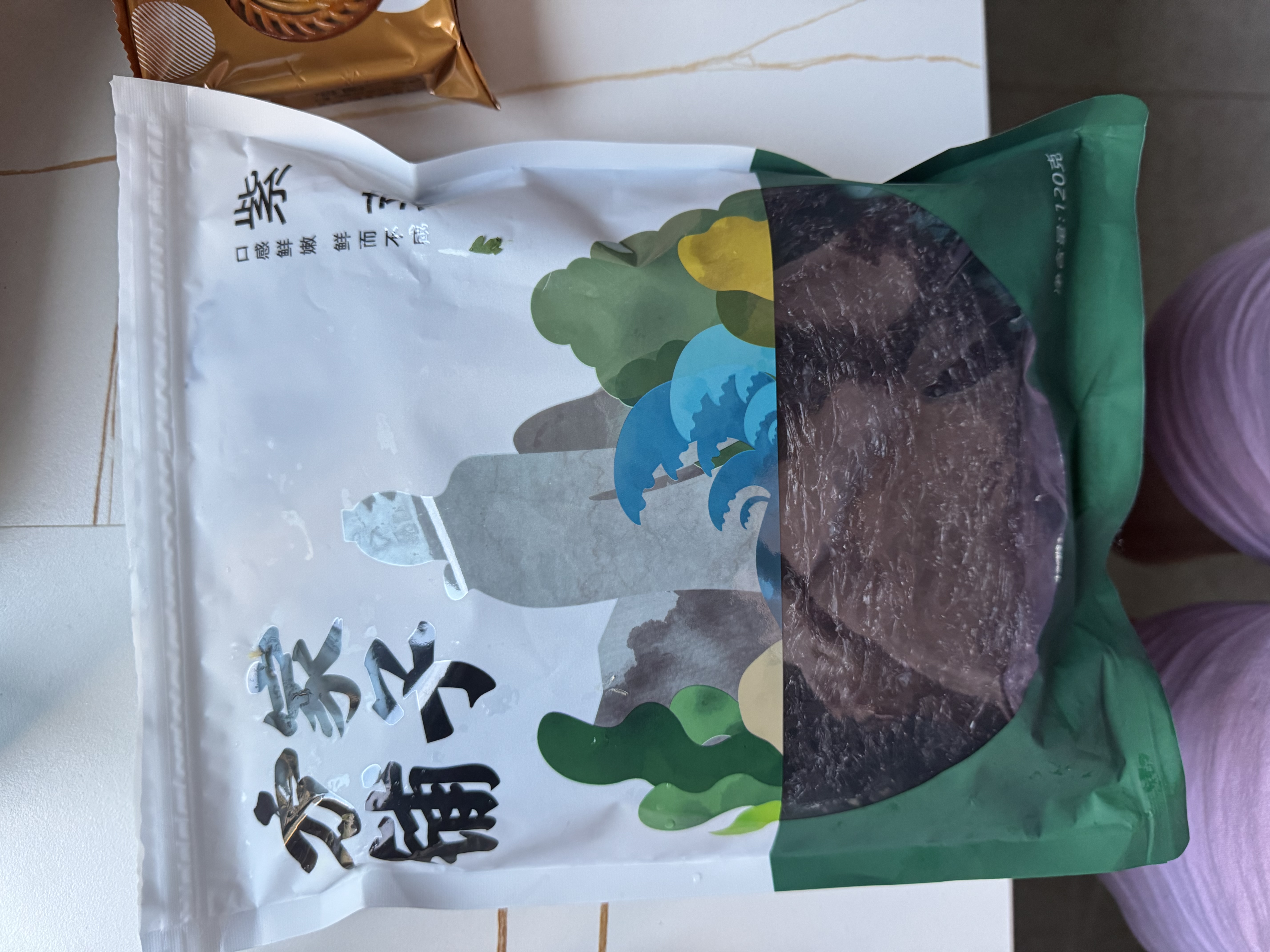 方家铺子幼嫩头茬紫菜120g 滑嫩无沙头水特级紫菜虾皮蛋花汤海产南北干货 实拍图
