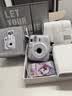 INSTAX富士instax立拍立得 一次成像相机 mini13漂浮记忆礼盒 奶霜白 含10张幻梦银河相纸 实拍图