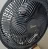 美的（Midea）【超级单品】七叶轻音立式电风扇家用柔风落地扇台式桌面小型风扇大风量节能摇头宿舍电扇 SAF30AB 实拍图