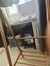 家逸衣帽架实木落地衣架卧室挂衣架可折叠衣架简约衣服架子80CM 实拍图