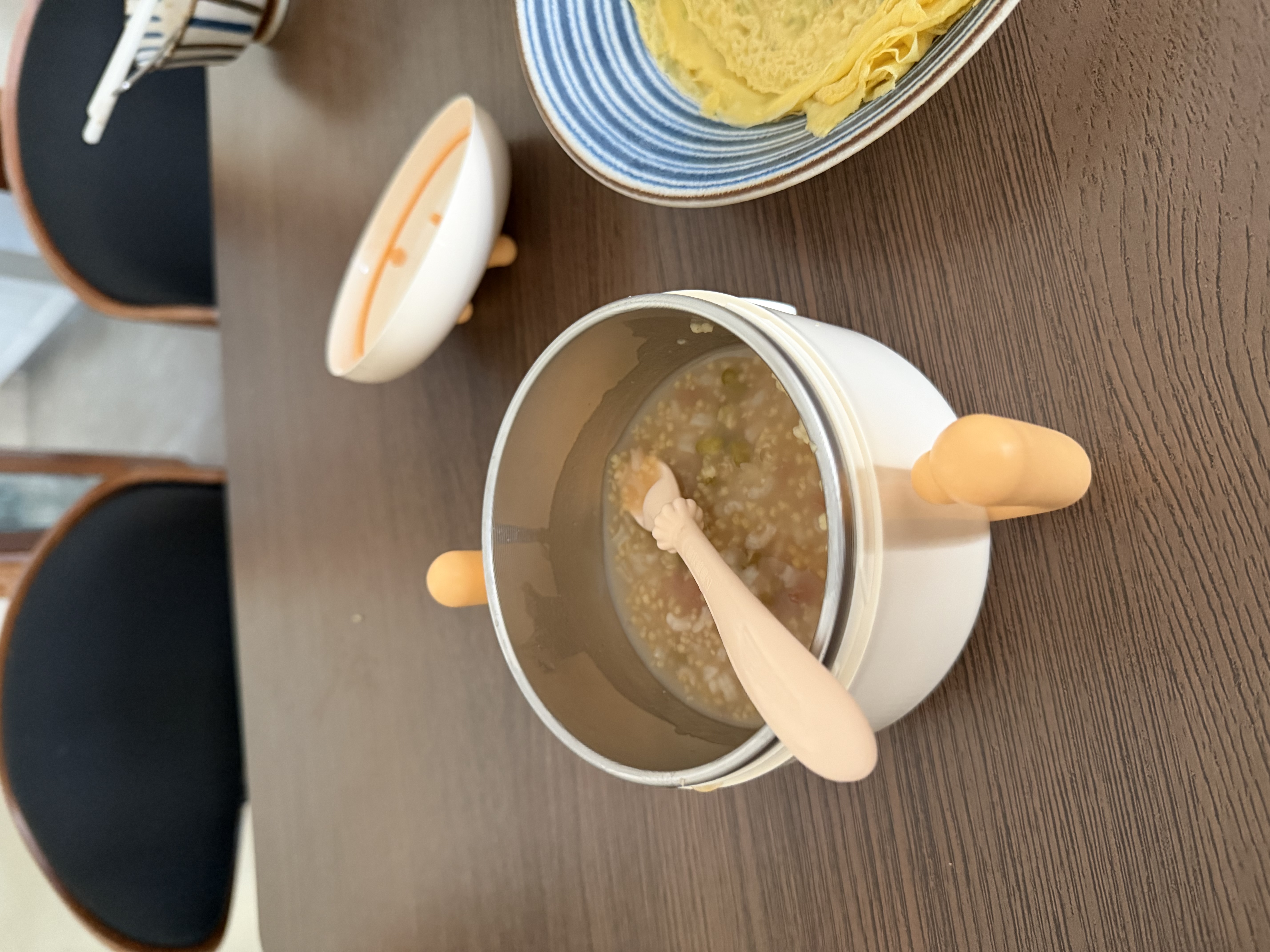 SKULD 时蔻儿童智能恒温辅食碗K5保温碗免注水316L不锈钢饭盒宝宝碗 实拍图