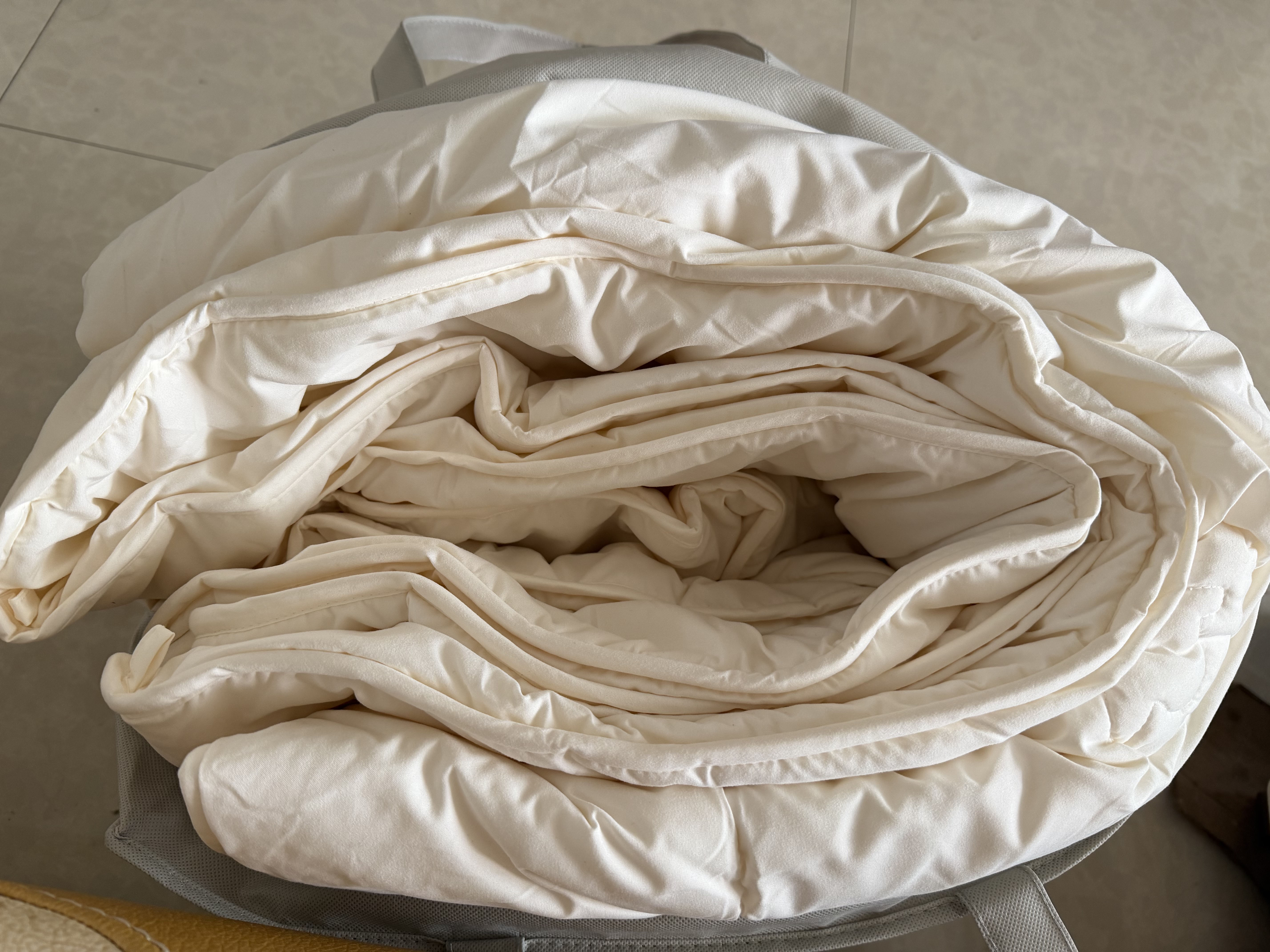 京东京造被子100%澳洲进口羊毛被A类四季通用被芯春秋被200×230cm约5.1斤 实拍图