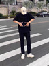 啄木鸟冰丝裤子男夏季薄款弹力速干高档休闲裤男大码透气户外运动直筒裤 黑色直筒+灰色直筒【2条装】 L 【95-115斤】 实拍图