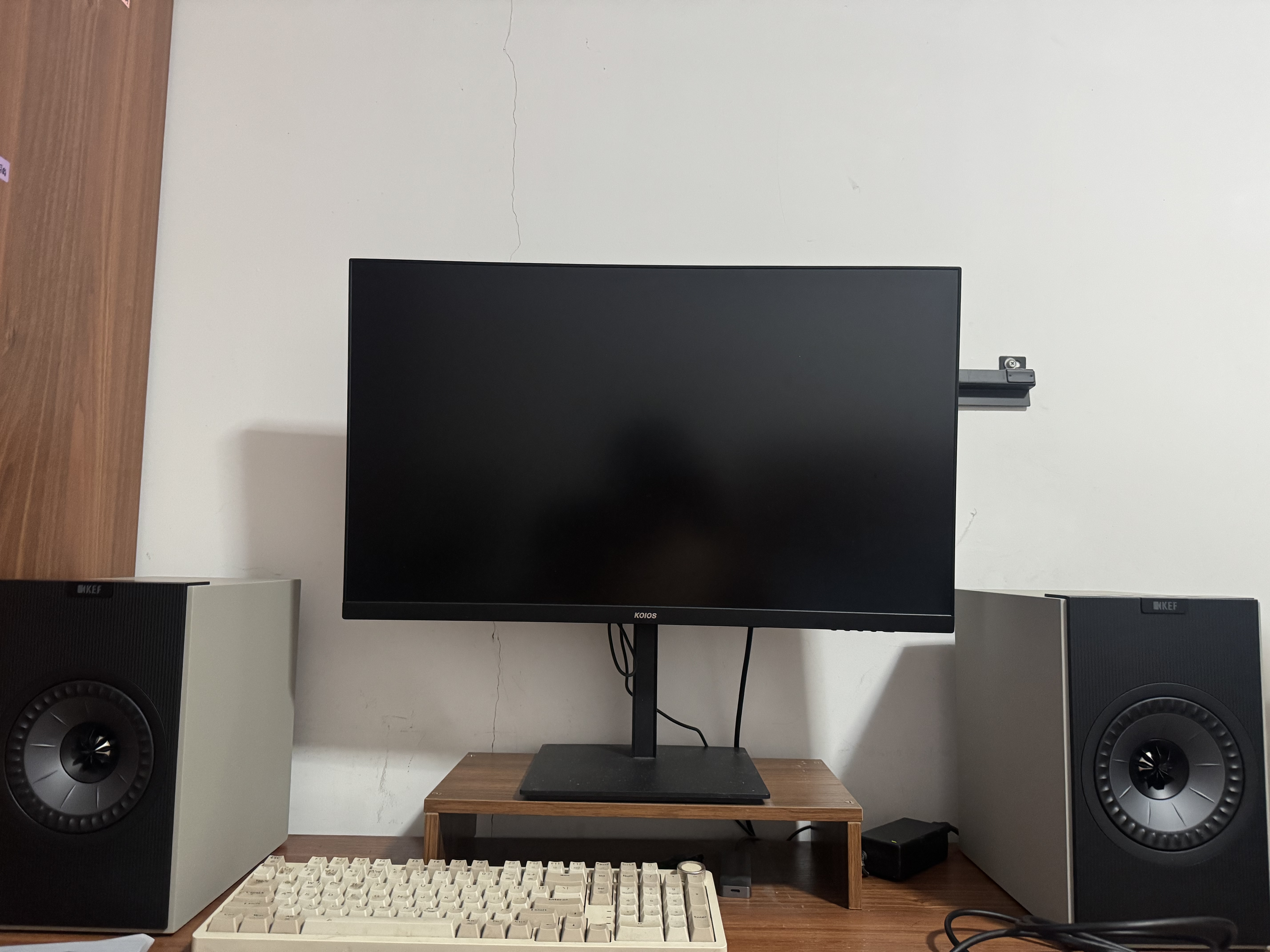 KEFCoda W新品桌面电脑音响蓝牙高保真2.0立体声有源家用音箱HiFi电视客厅音响 礼物 补贴 镍灰 实拍图