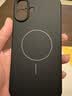 奶小鸭（NEYAA）适用苹果16plus手机壳iphone16plus保护套镜头全包超薄Magsafe磁吸液态硅胶防摔简约男女款 石墨黑 实拍图
