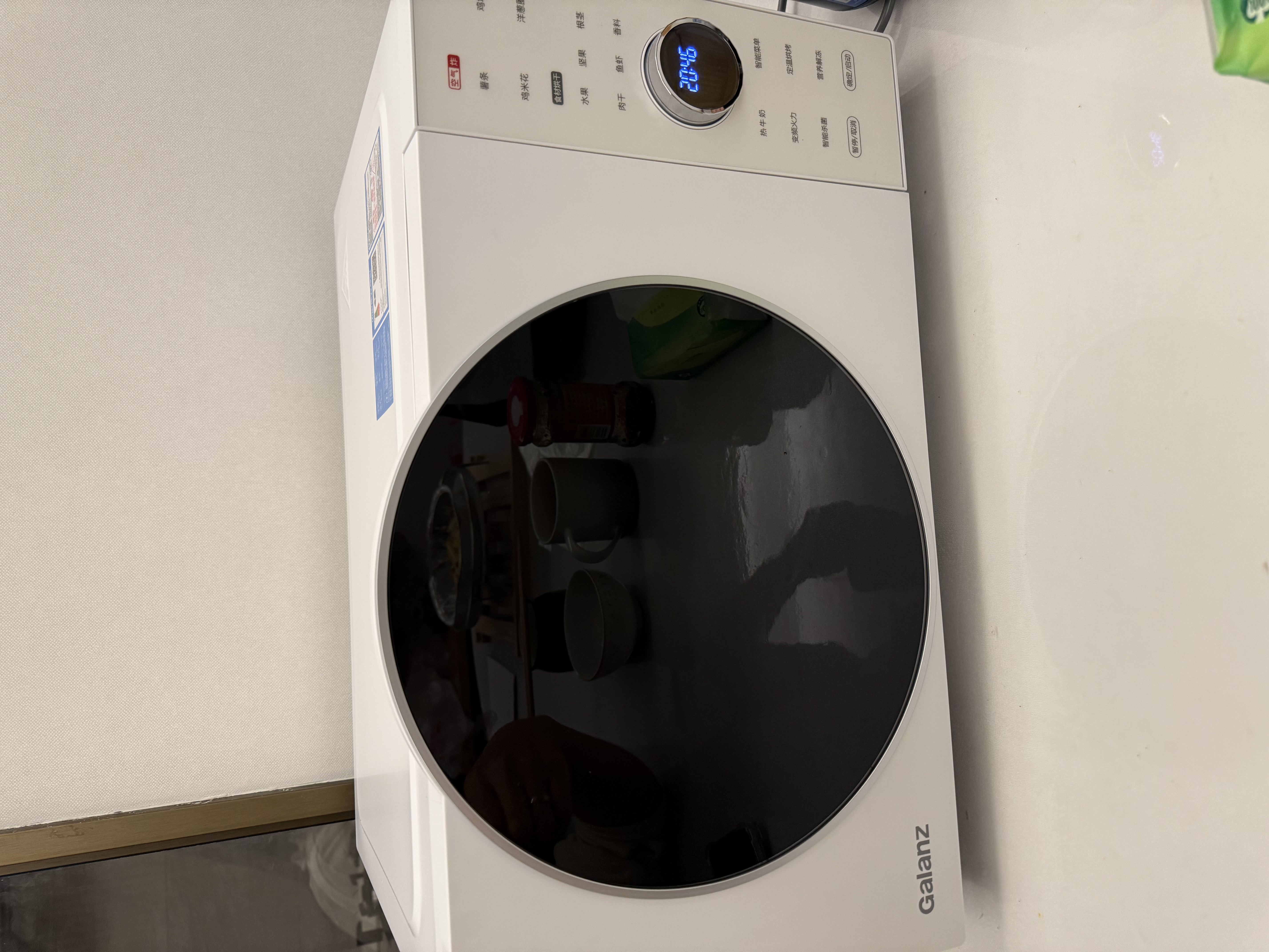 格兰仕（Galanz）宇宙厨房系列25L微波炉900W变频不锈钢内胆空气炸烤箱一体机DR(W0) 实拍图
