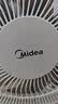 美的（Midea） 电风扇家用落地扇智能遥控七叶立式扇 卧室客厅轻音节能大风量电扇 遥控定时白色 实拍图