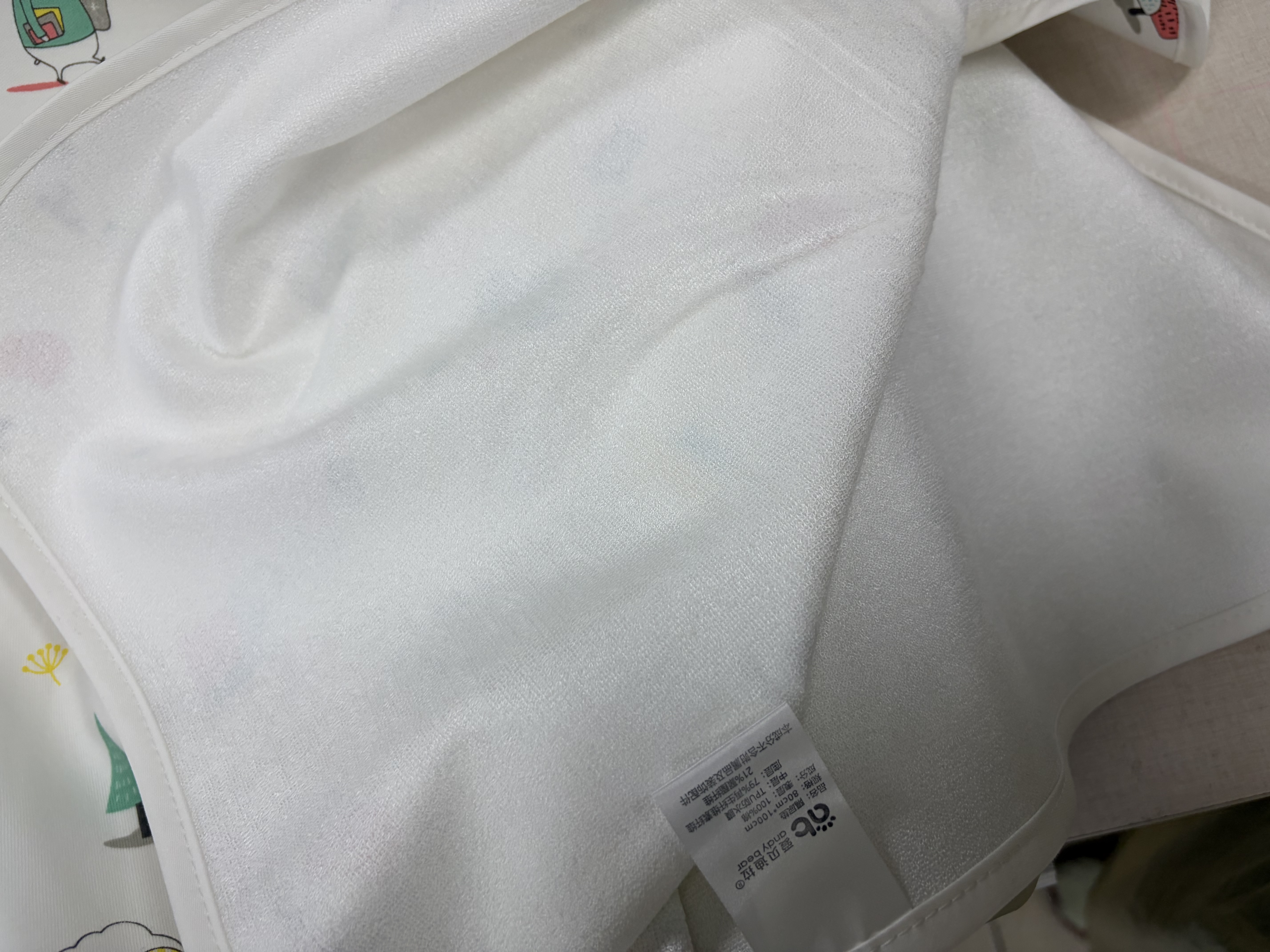 爱贝迪拉（AIBEDILA）婴儿隔尿垫纯棉透气夏防水可洗月经姨妈儿童宝宝a类尿布垫80*100 实拍图
