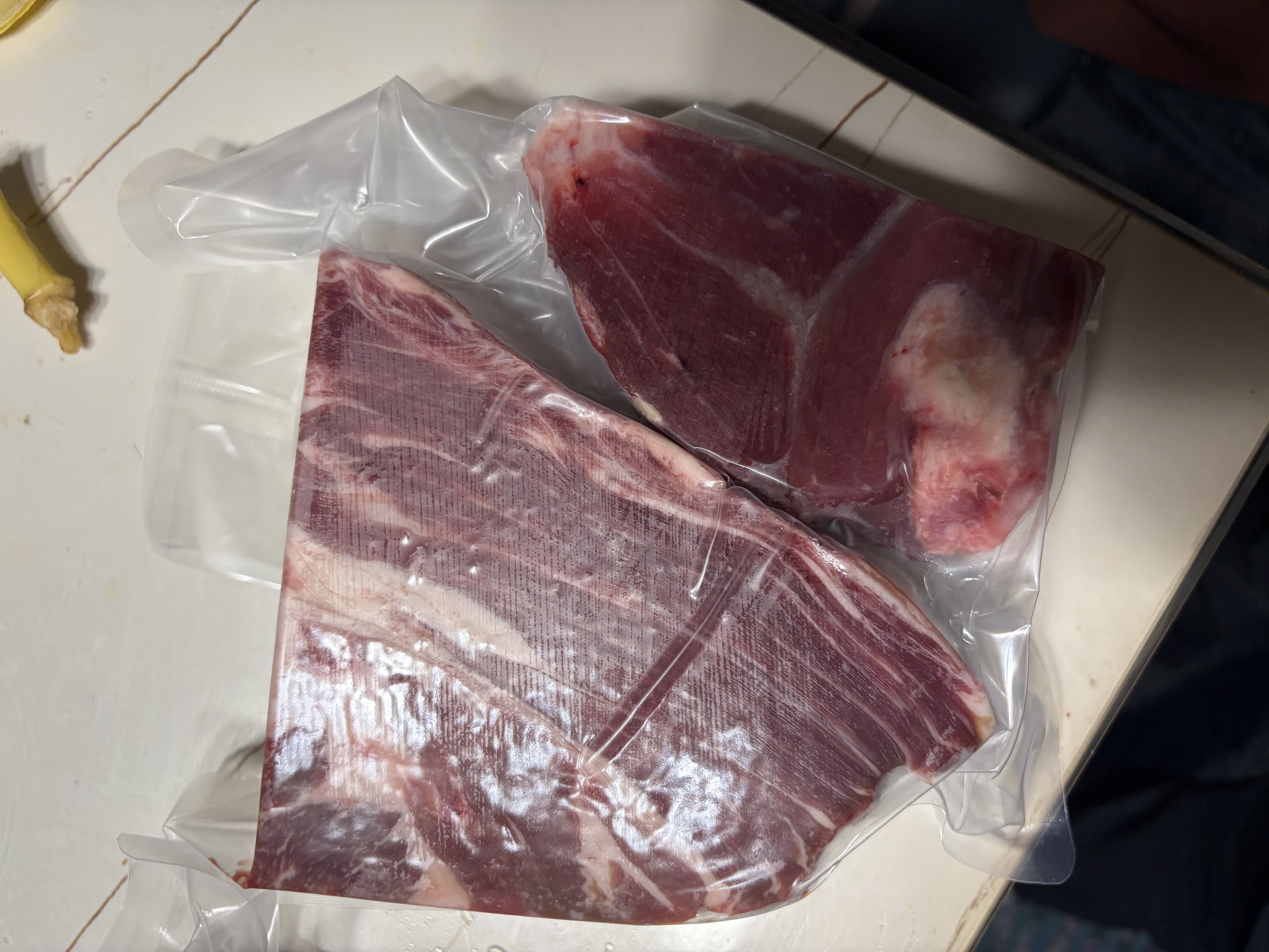 膳之牛&农夫好牛 阿根廷草饲原切大块牛肉净重4斤 带筋膜生鲜牛肉 实拍图