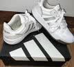 adidas ENTRAP美式校园风运动鞋少年感复古篮球风板鞋阿迪达斯   白色/金属暗银   43 实拍图