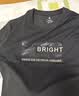 京东京造【凉感印花T】短袖男士t恤男抗菌防螨 bright黑色 XL 实拍图