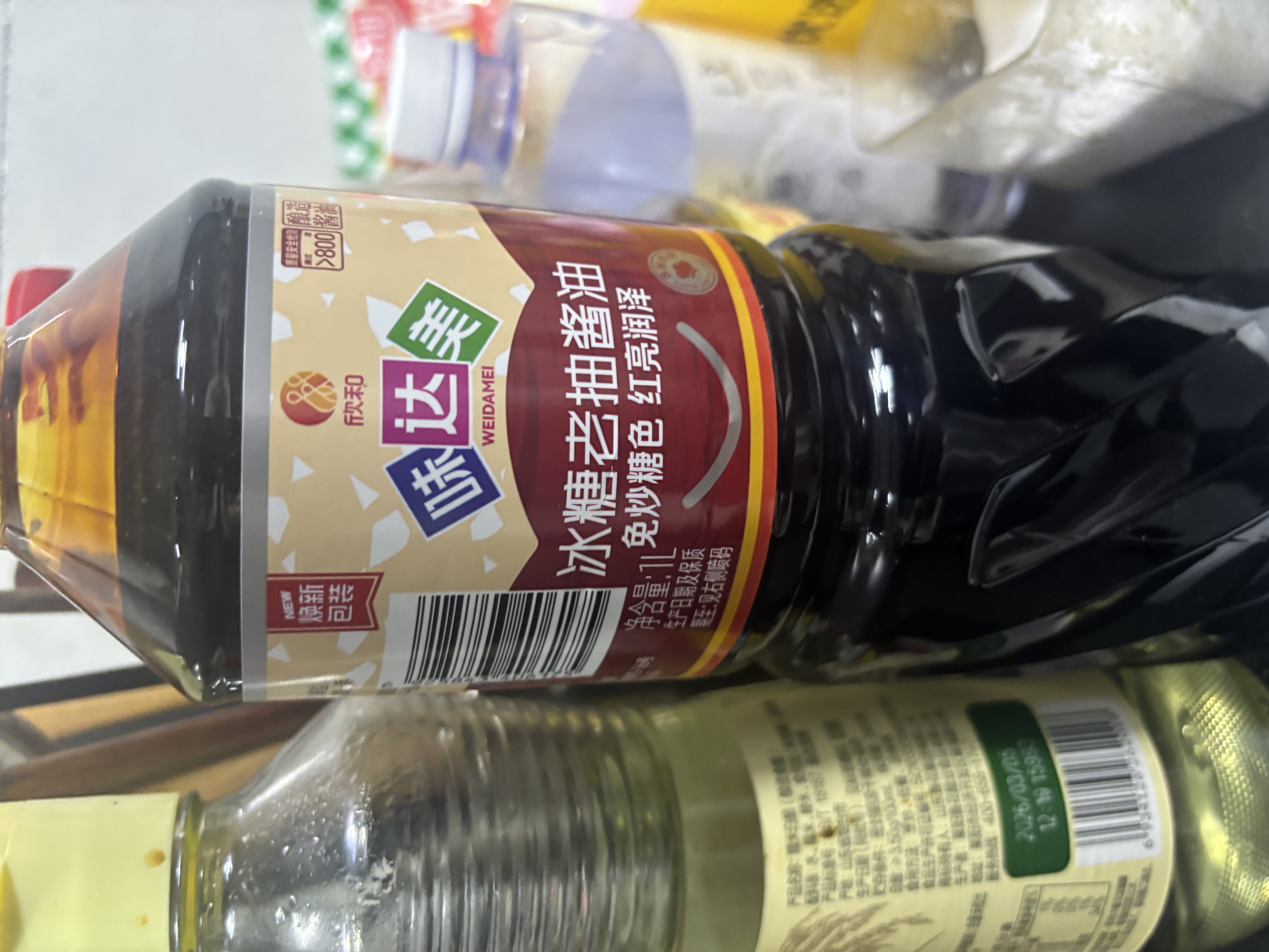 欣和味达美经典系列冰糖老抽1L【酿造酱油】红烧焖炖上色添加冰糖调色 实拍图