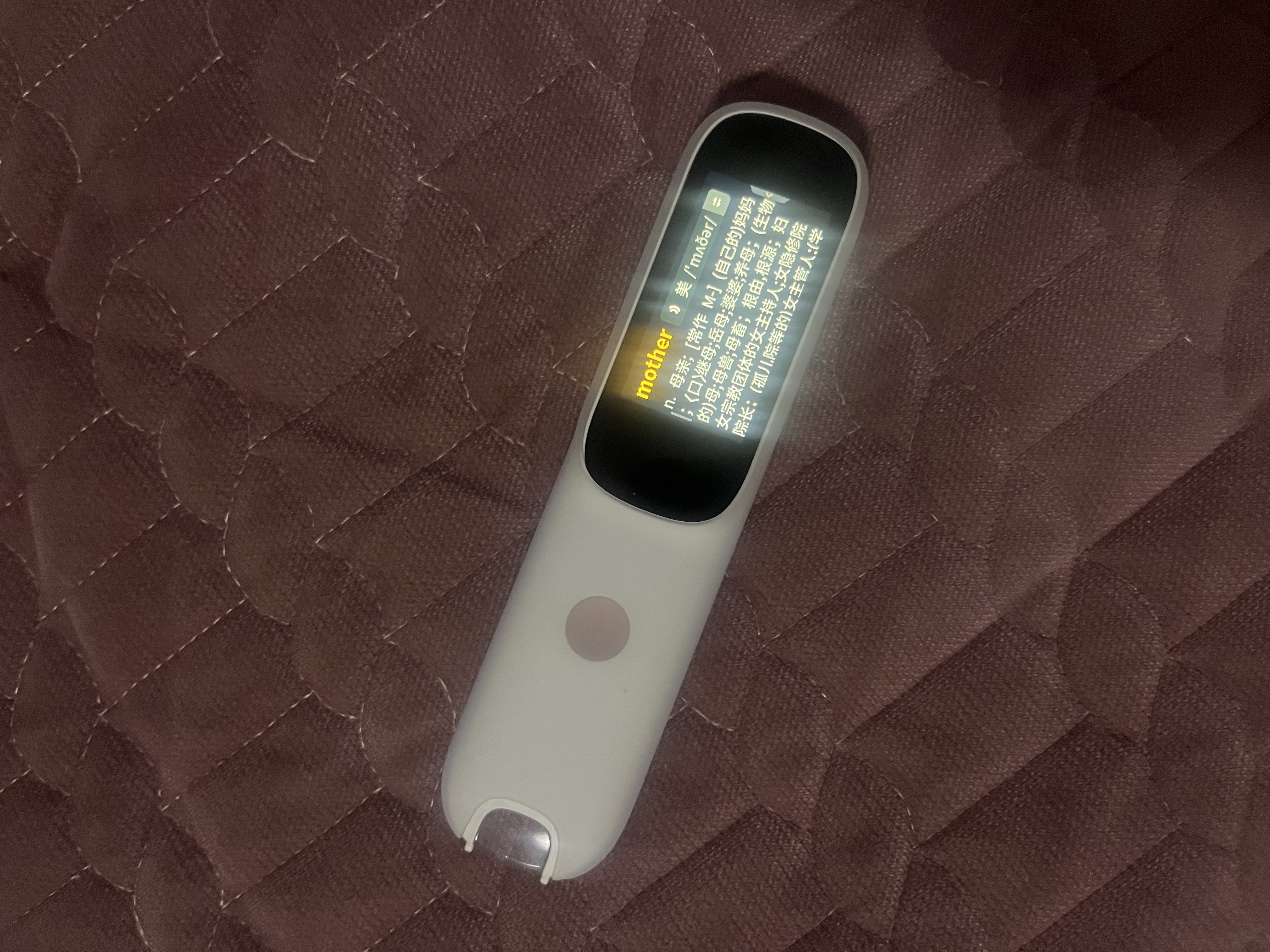 阿尔法蛋词典笔D1SE 英语点读笔小初高中英翻译笔 单词笔扫描笔学习笔电子词典扫读笔 实拍图