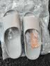 XGGC防滑拖鞋夏季男女家居室内软底浴室洗澡防摔孕妇凉拖 灰色 44-45 实拍图