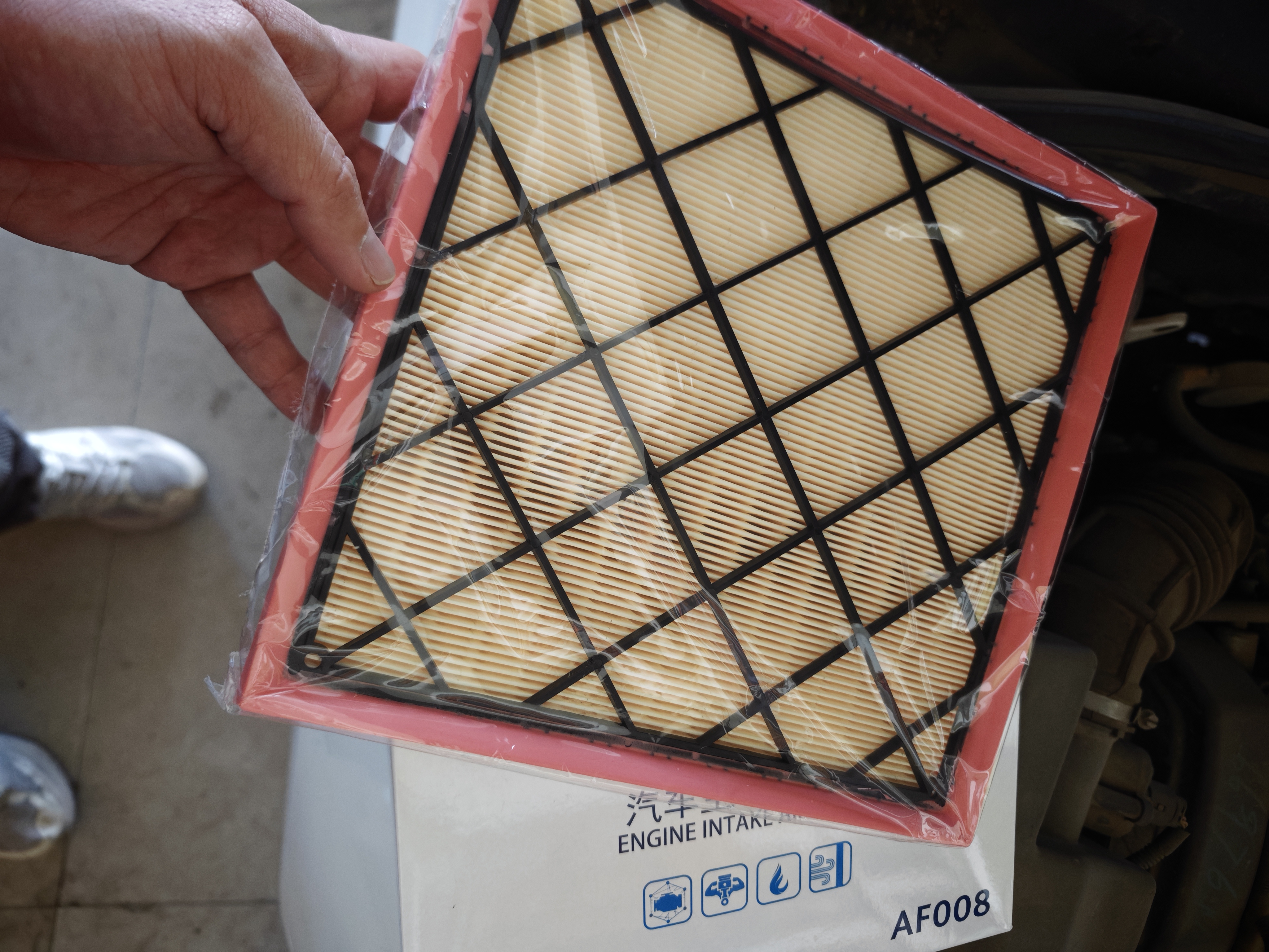 科德宝空气滤清器空气滤芯空气格AF008适用科鲁兹英朗GT XT 1.6L/1.8L  实拍图